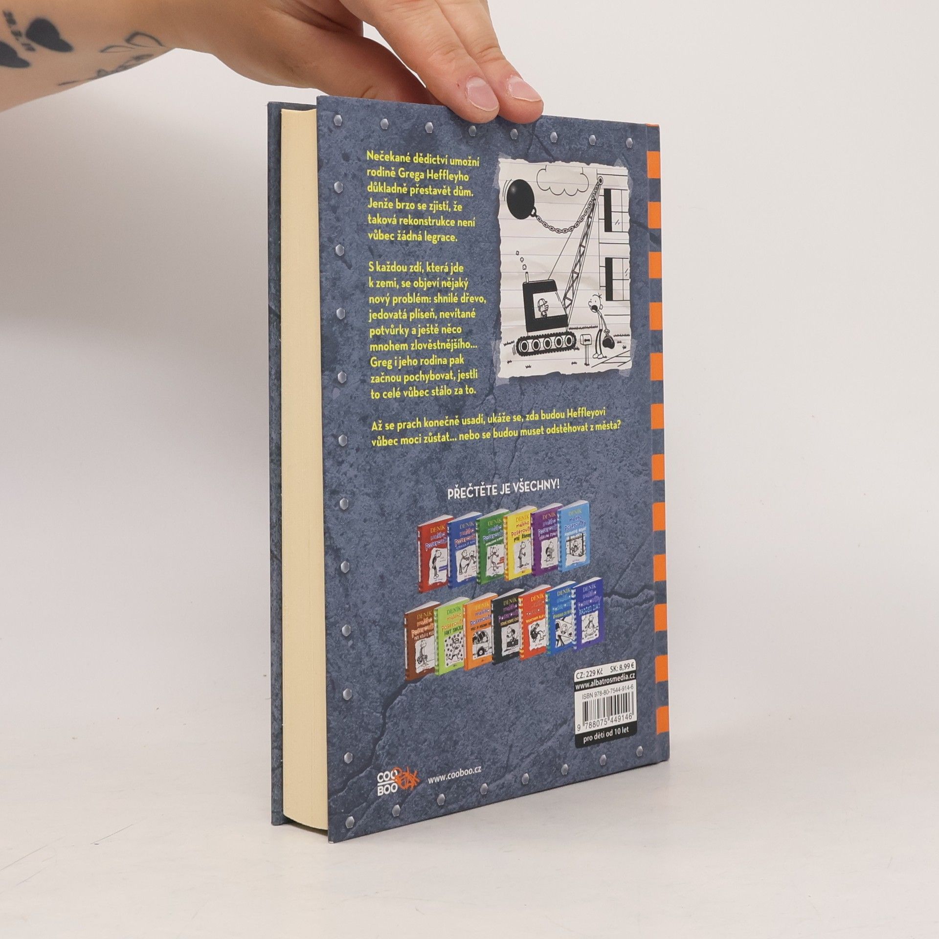 Jeff Kinney Deník malého poseroutky 14. Na spadnutí