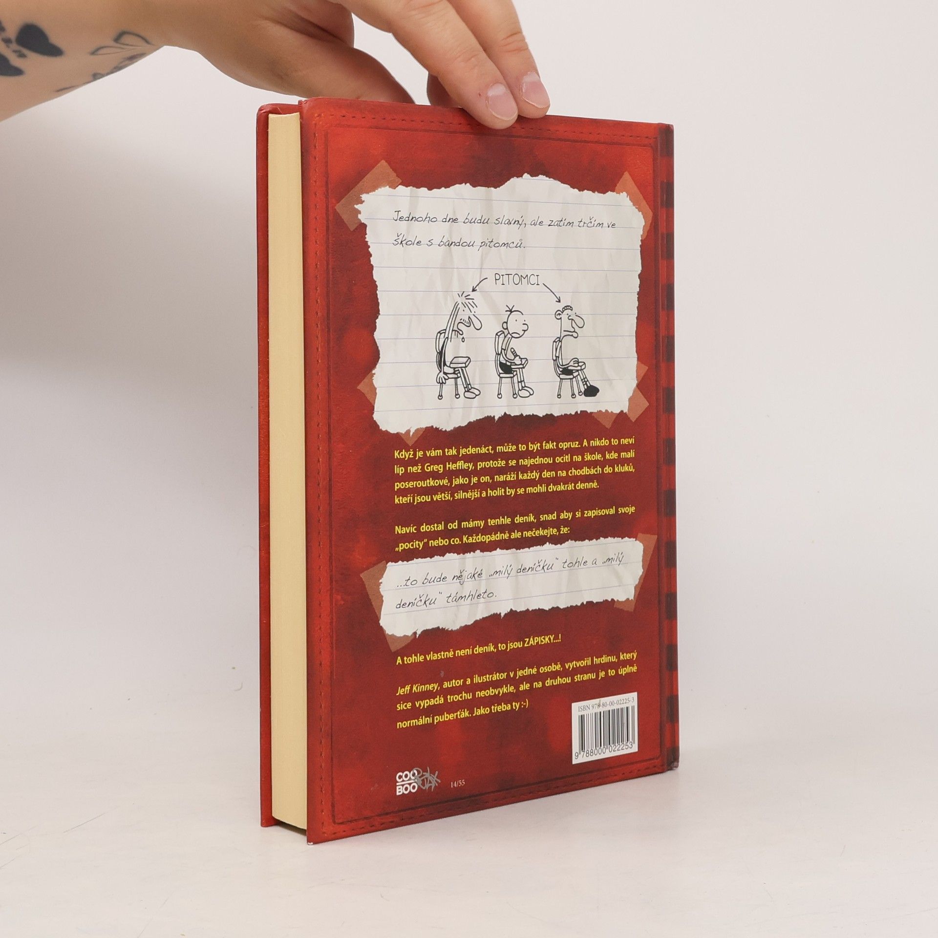 Jeff Kinney Deník malého poseroutky 1
