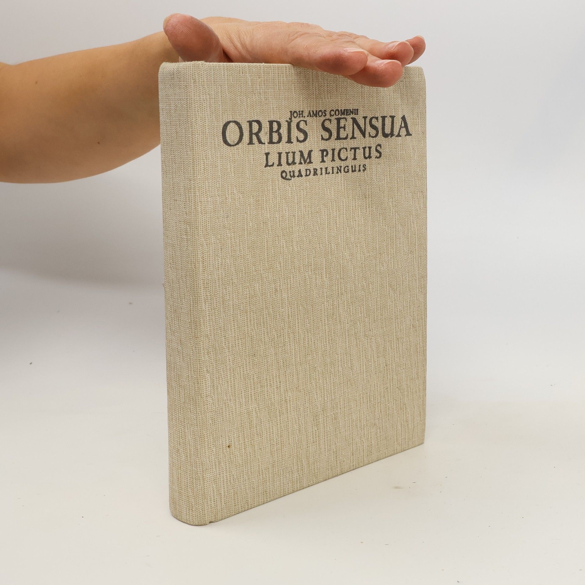 Jan Amos Komenský Orbis Sensua-Lium Pictus Quadrilinguis