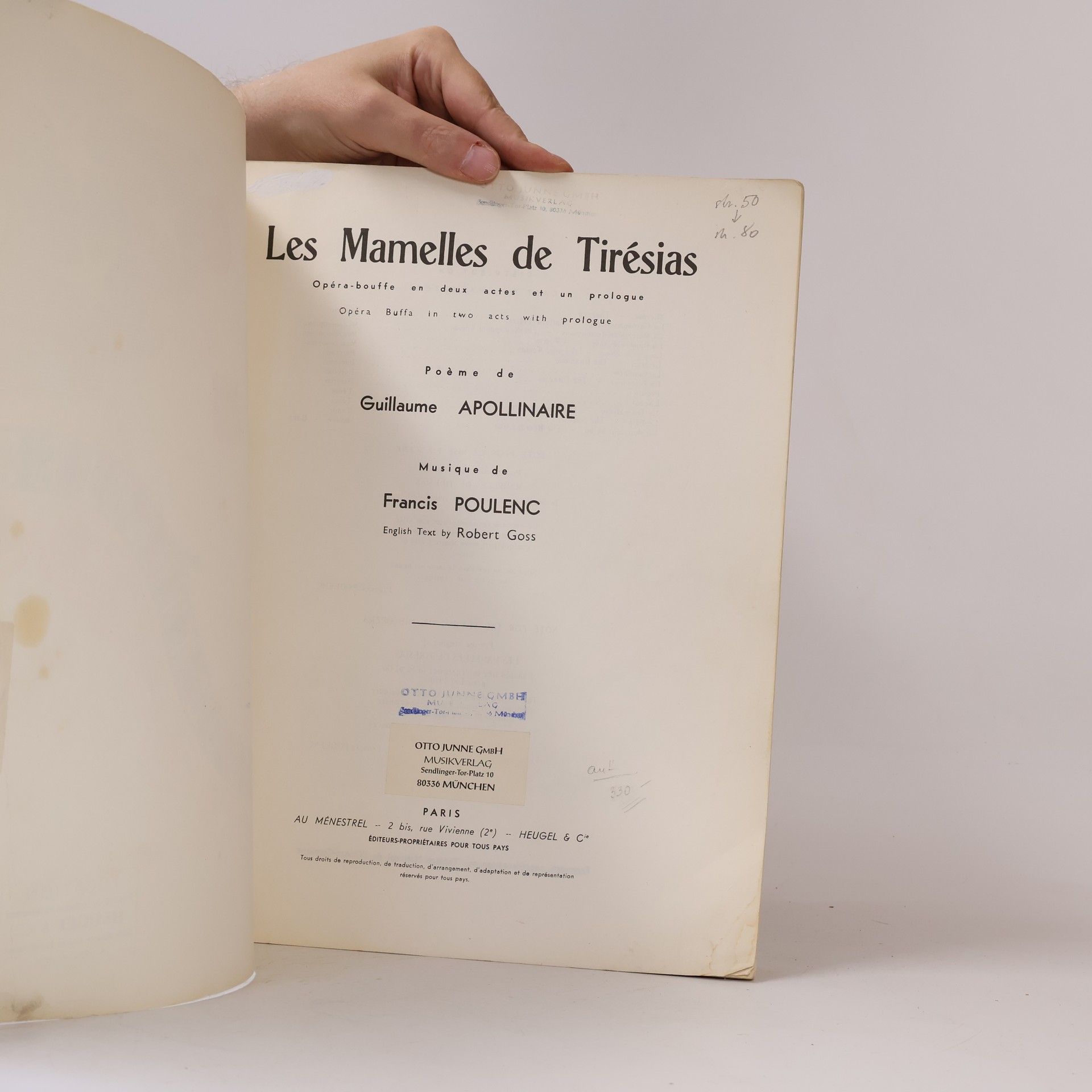Guillaume Apollinaire Les Mamelles de Tirésias