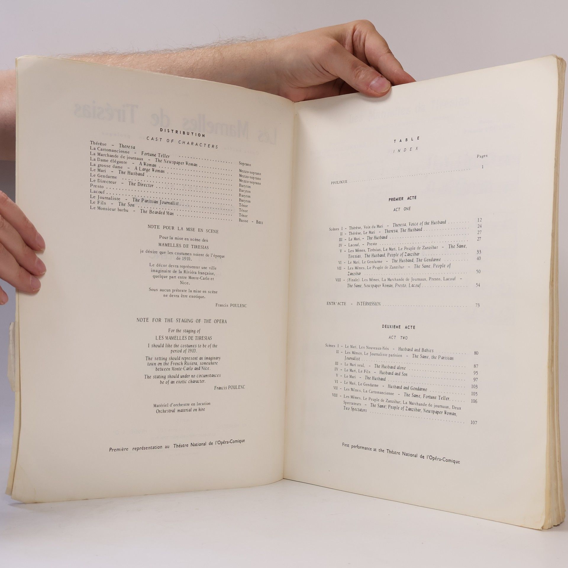 Guillaume Apollinaire Les Mamelles de Tirésias