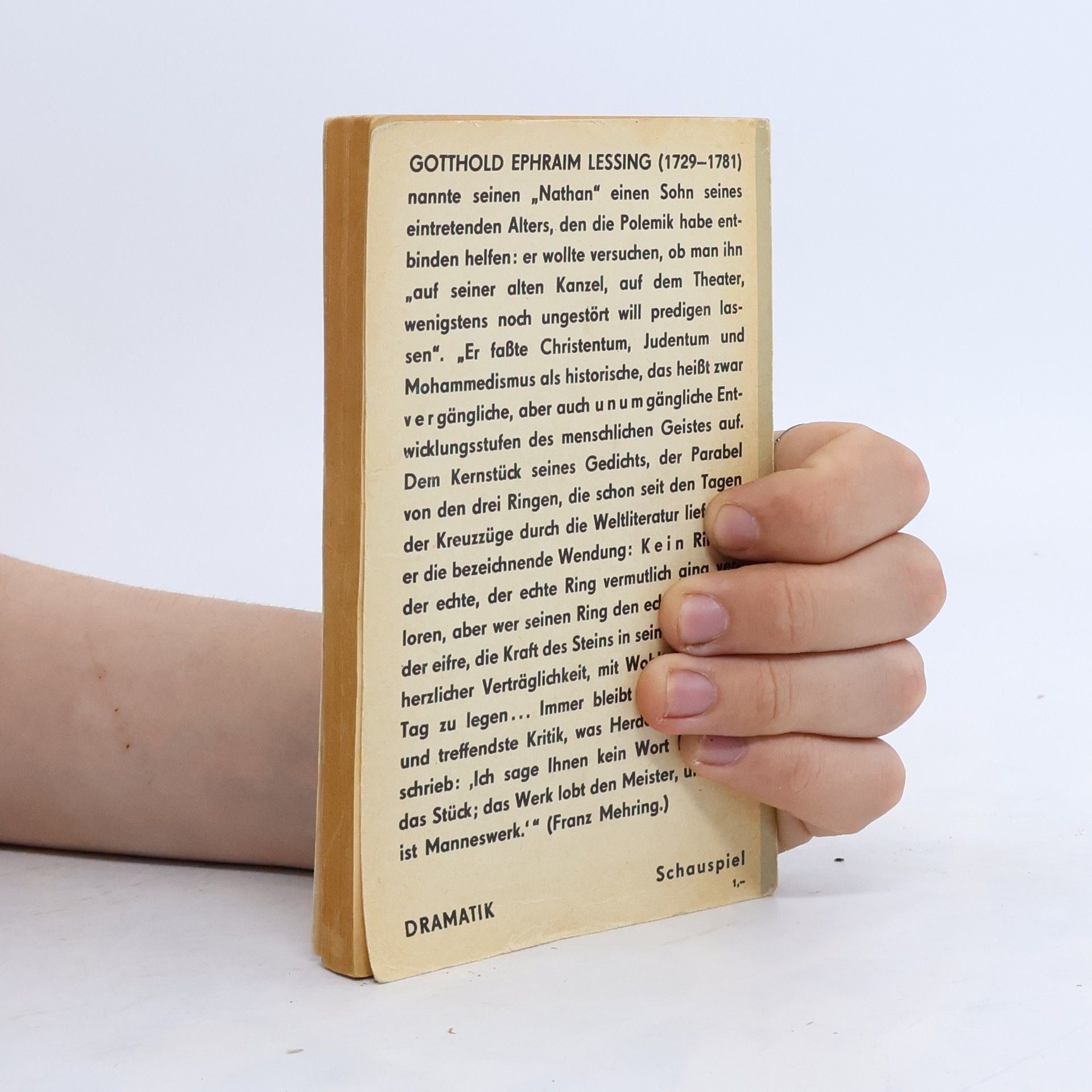 Gotthold Ephraim Lessing Nathan der Weise
