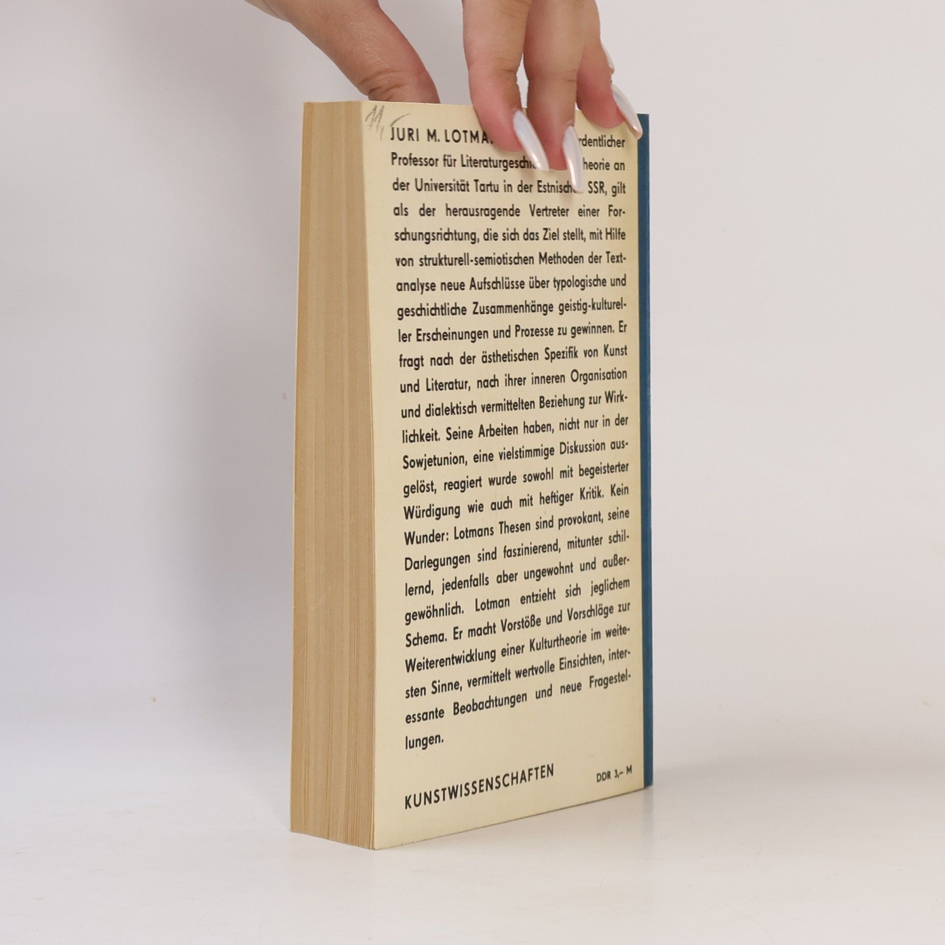 Juri M. Lotman Kunst als Sprache