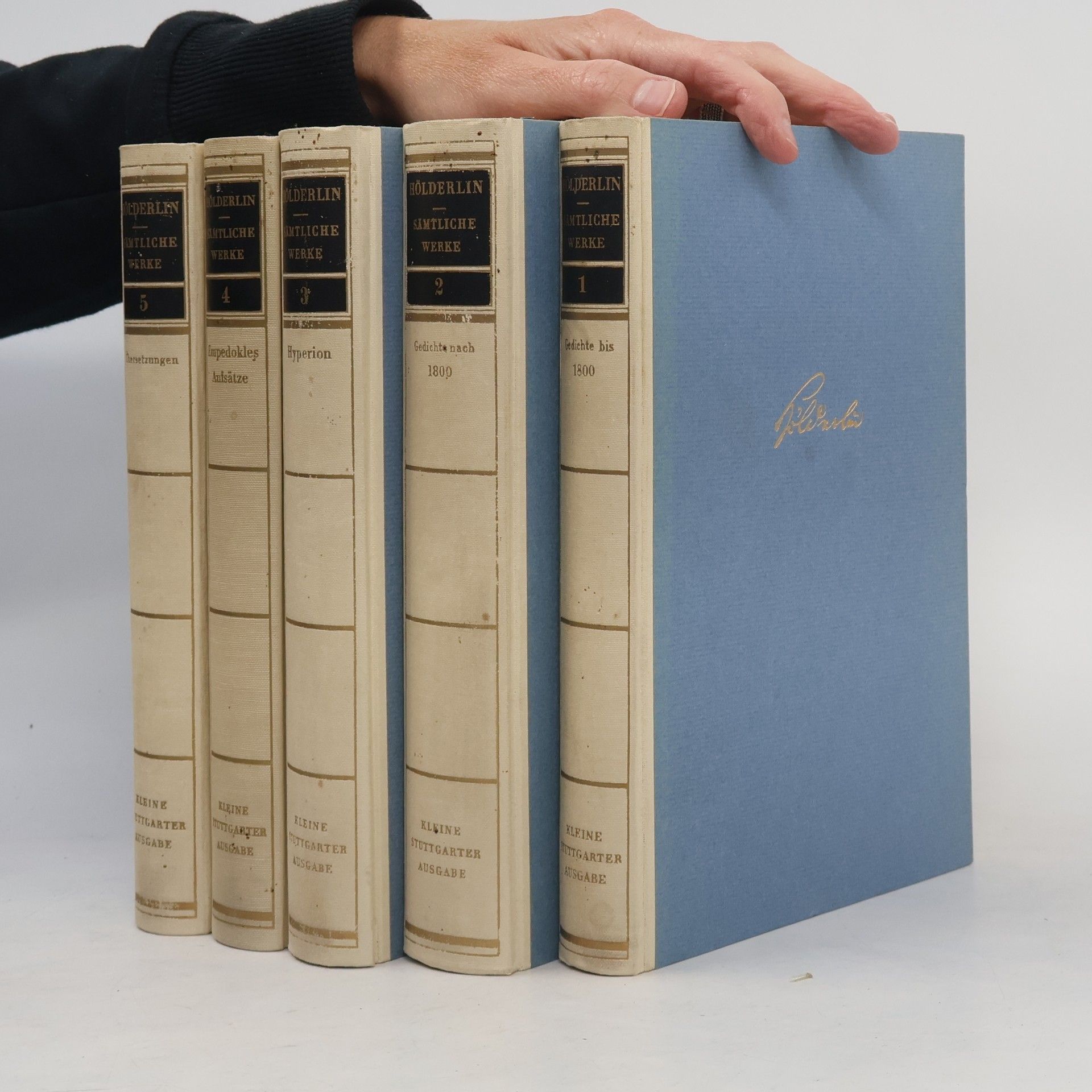 Friedrich Hölderlin Sämtliche Werke 1-5