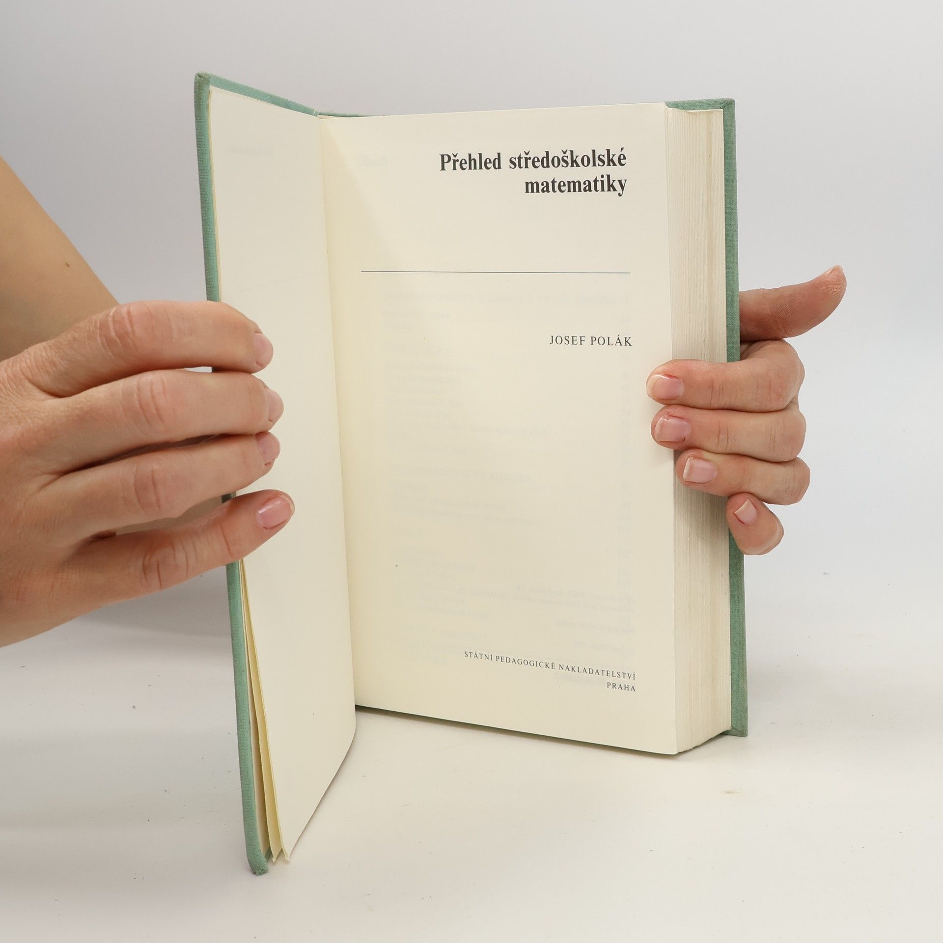 Josef Polák Přehled středoškolské matematiky