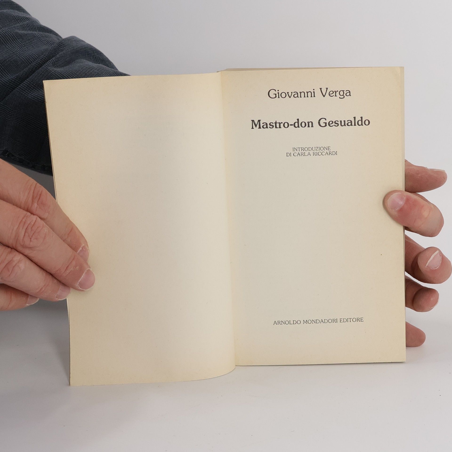 Giovanni Verga Mastro-don Gesualdo