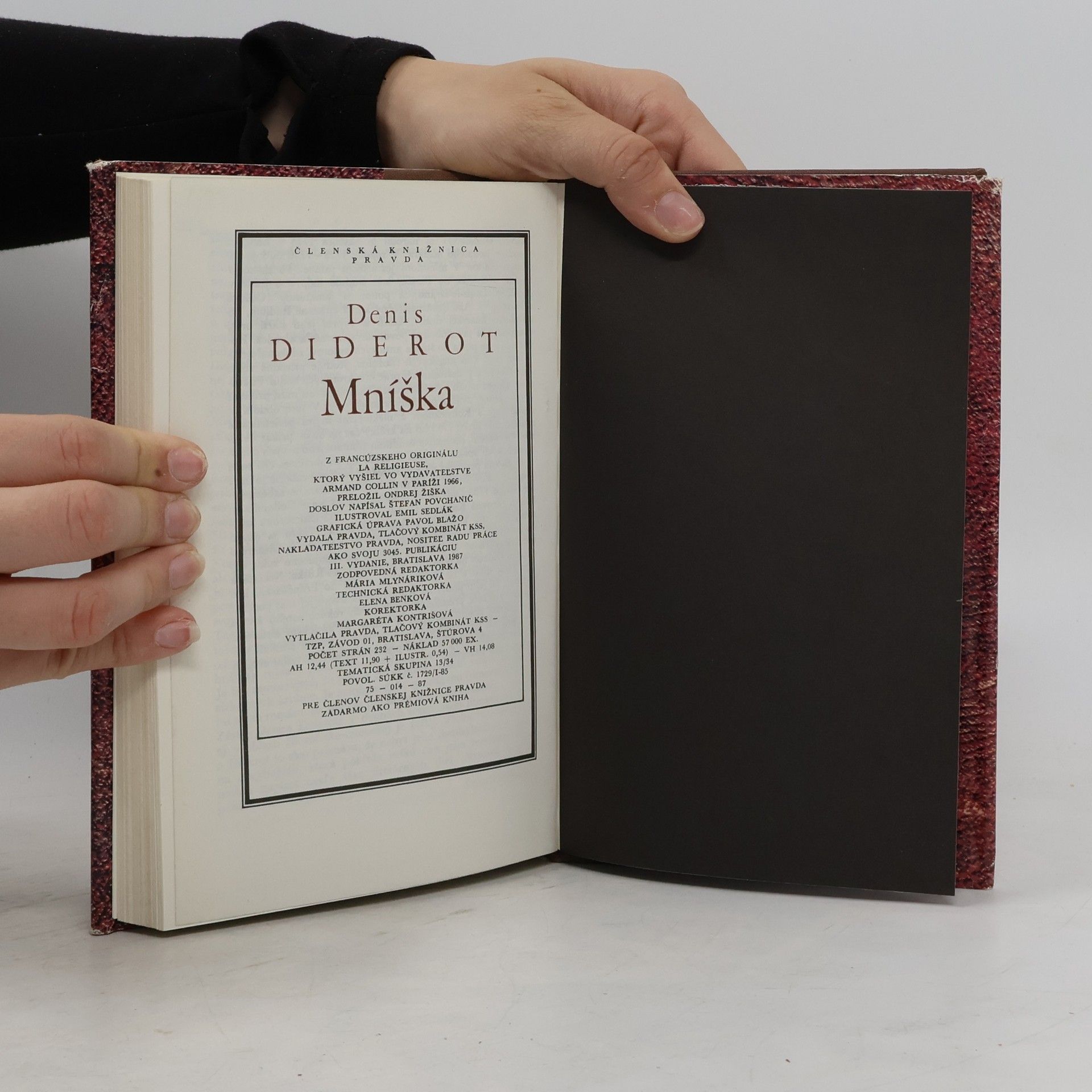 Denis Diderot Mníška