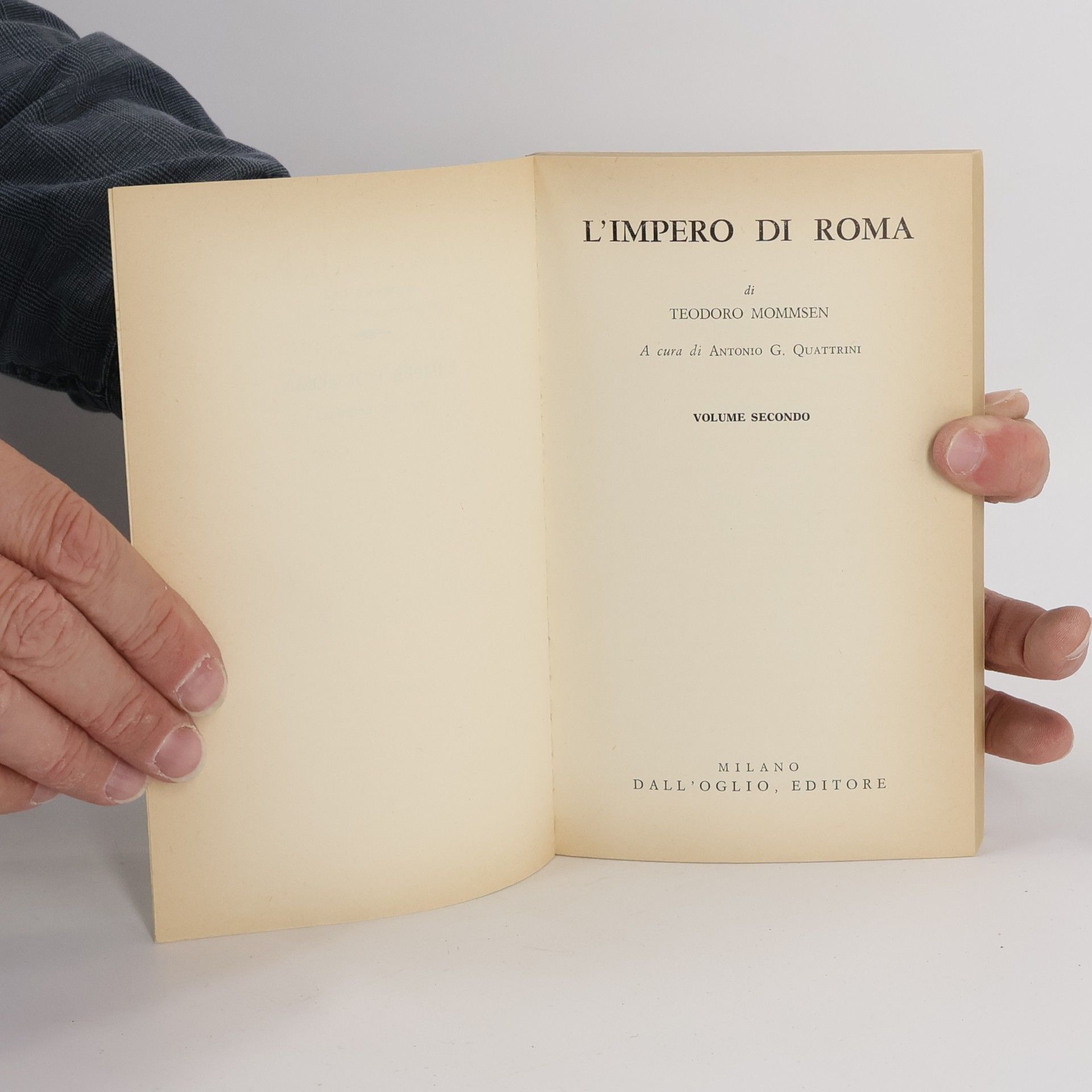 Theodor Mommsen L'impero di Roma Vol. II.