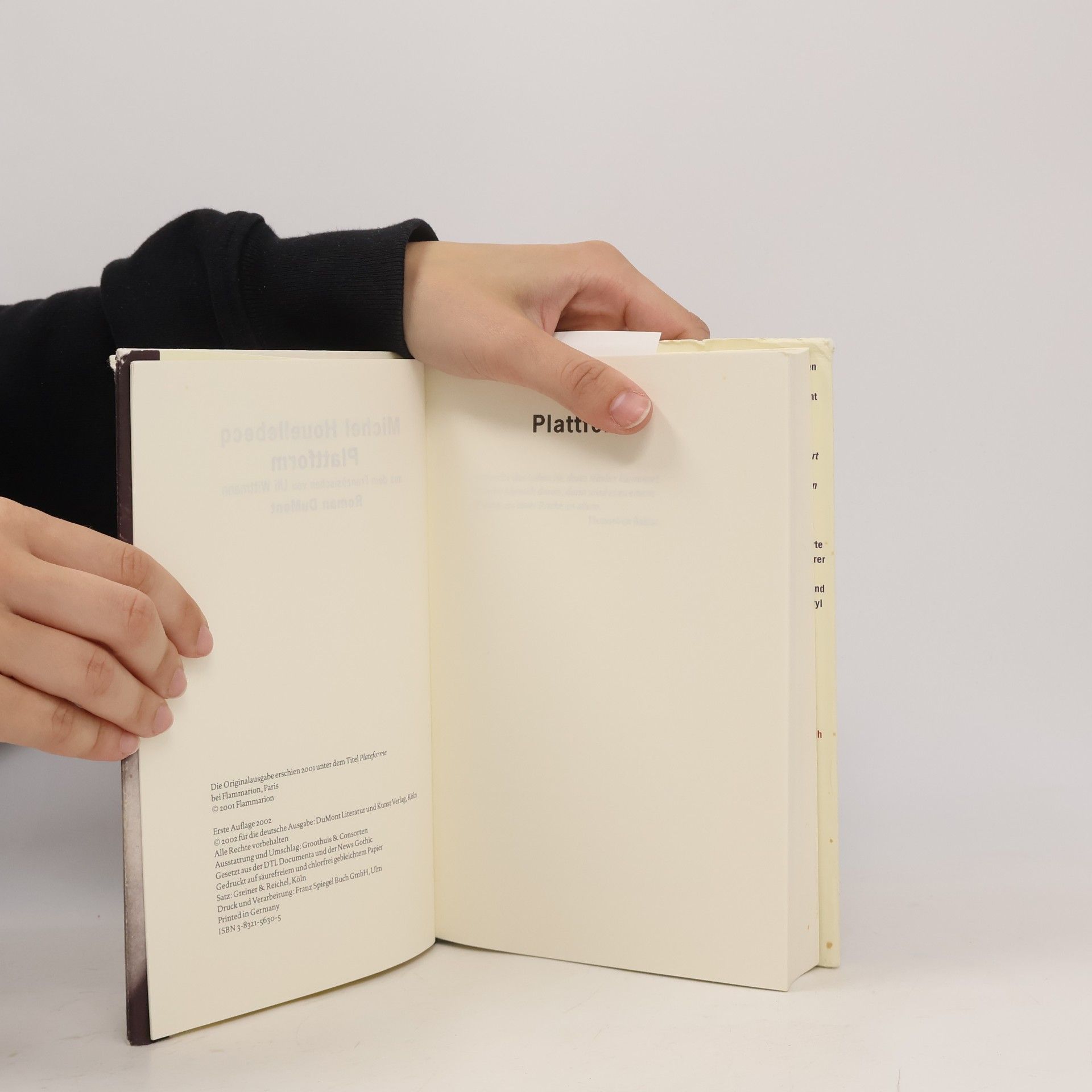 Michel Houellebecq Plattform