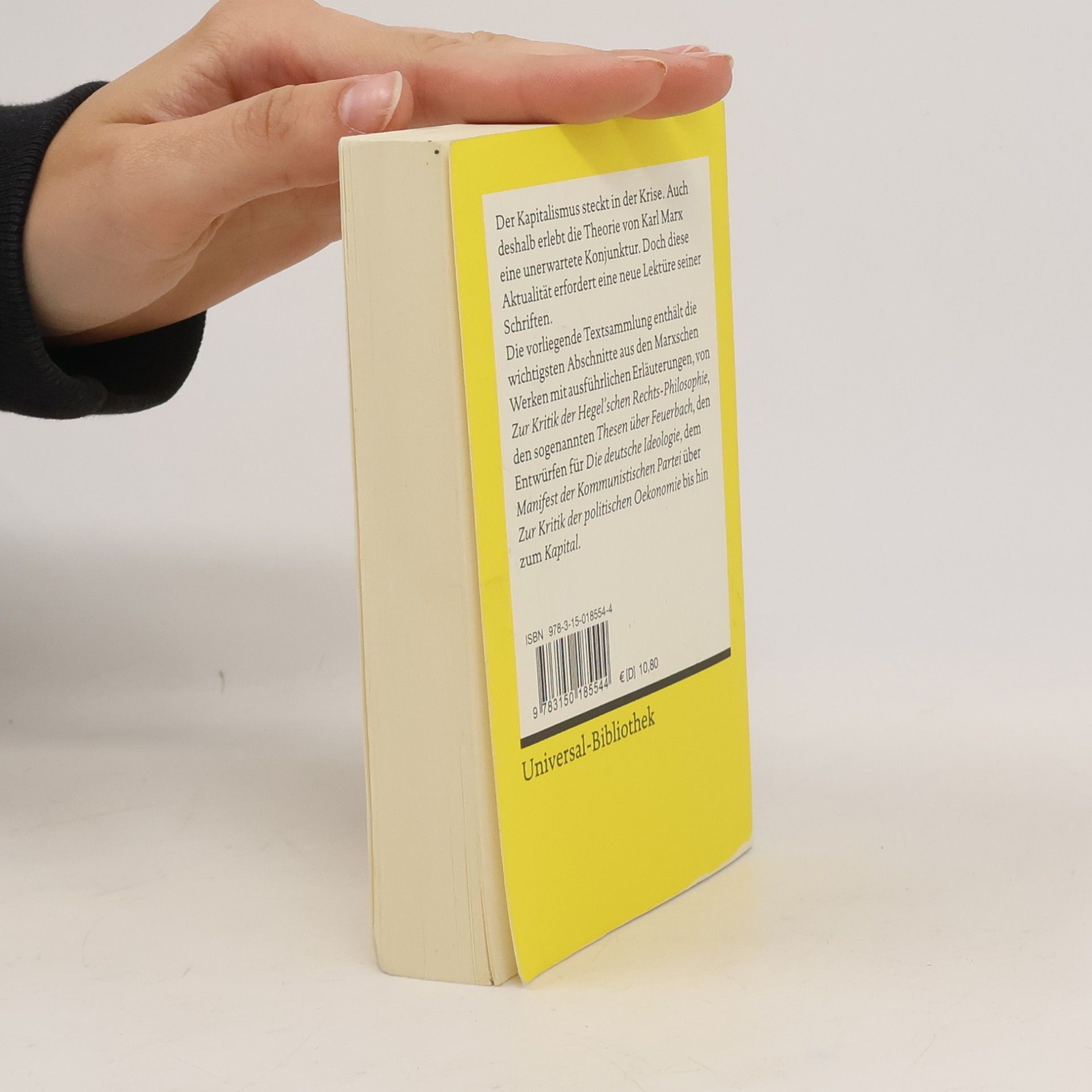 Karl Marx Philosophische und ökonomische Schriften