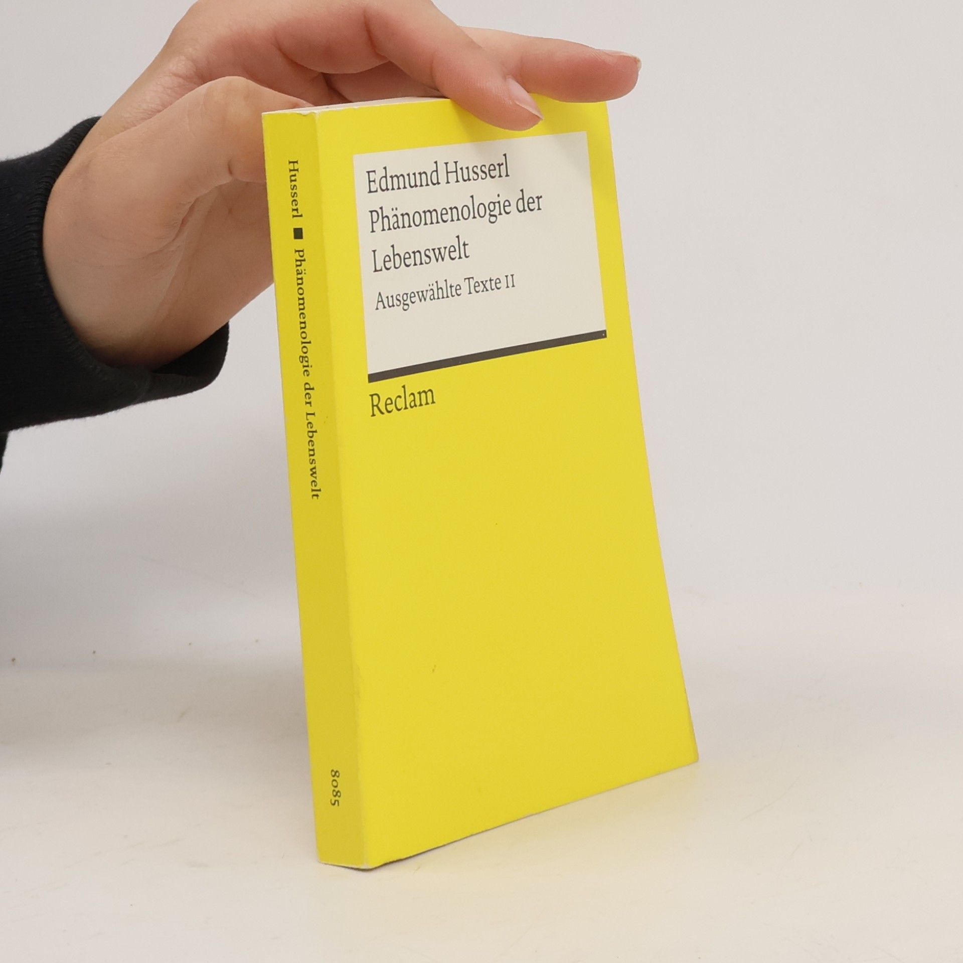Edmund Husserl Ausgewählte Texte