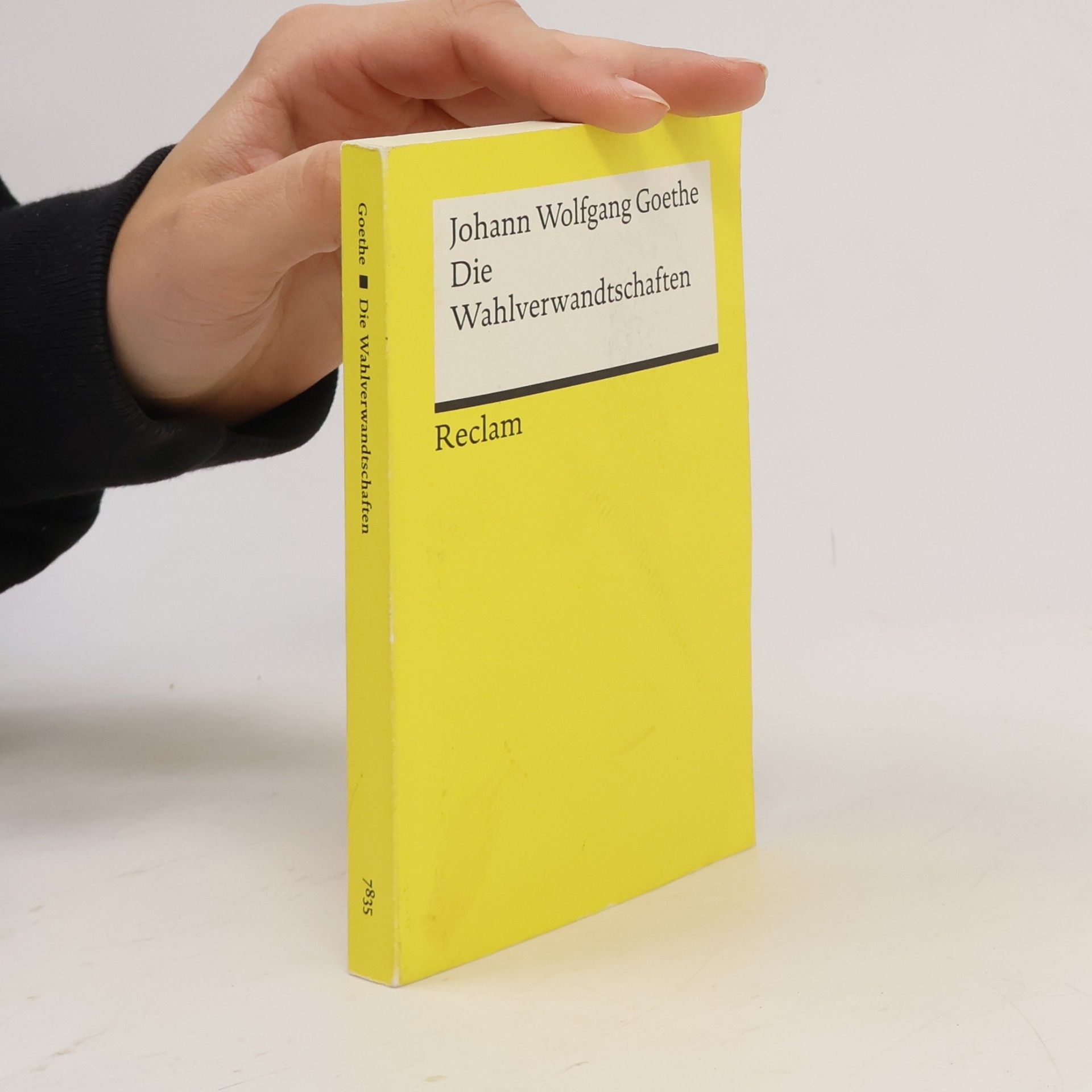 Johann Wolfgang von Goethe Die Wahlverwandtschaften