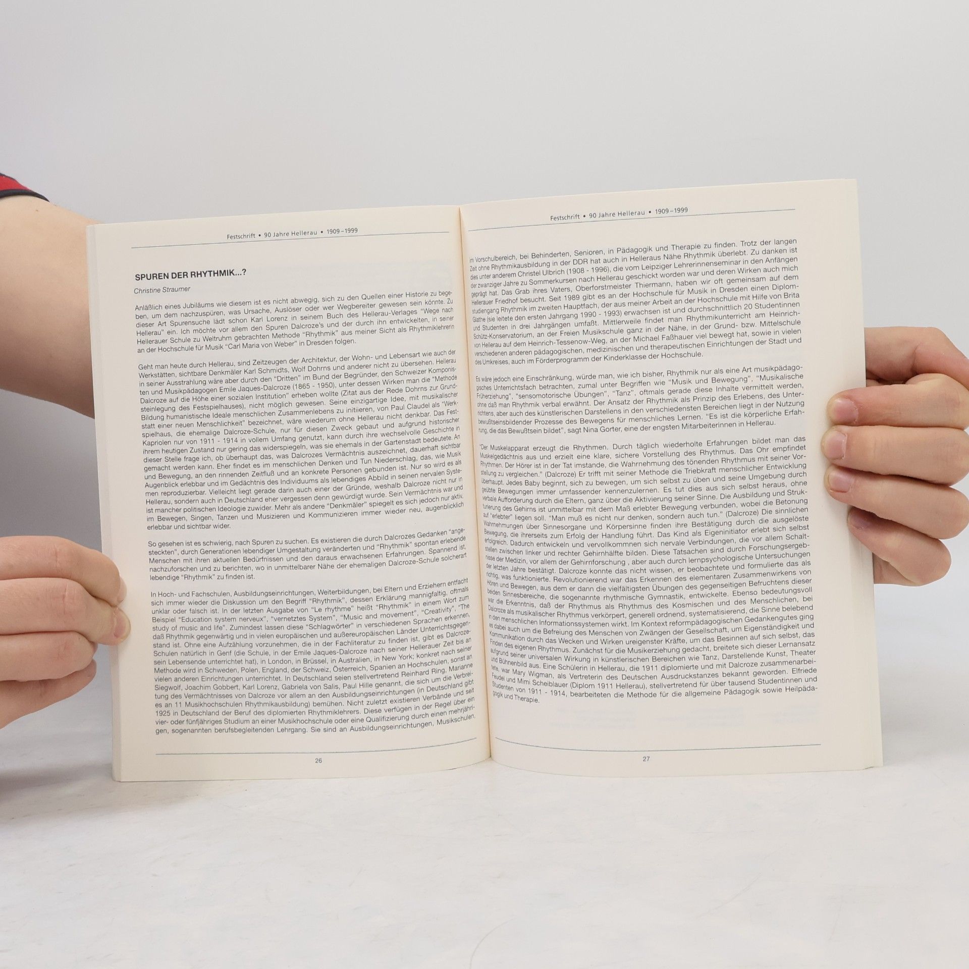 Autorenkollektiv Festschrift – 90 Jahre Hellerau. 1909-1999