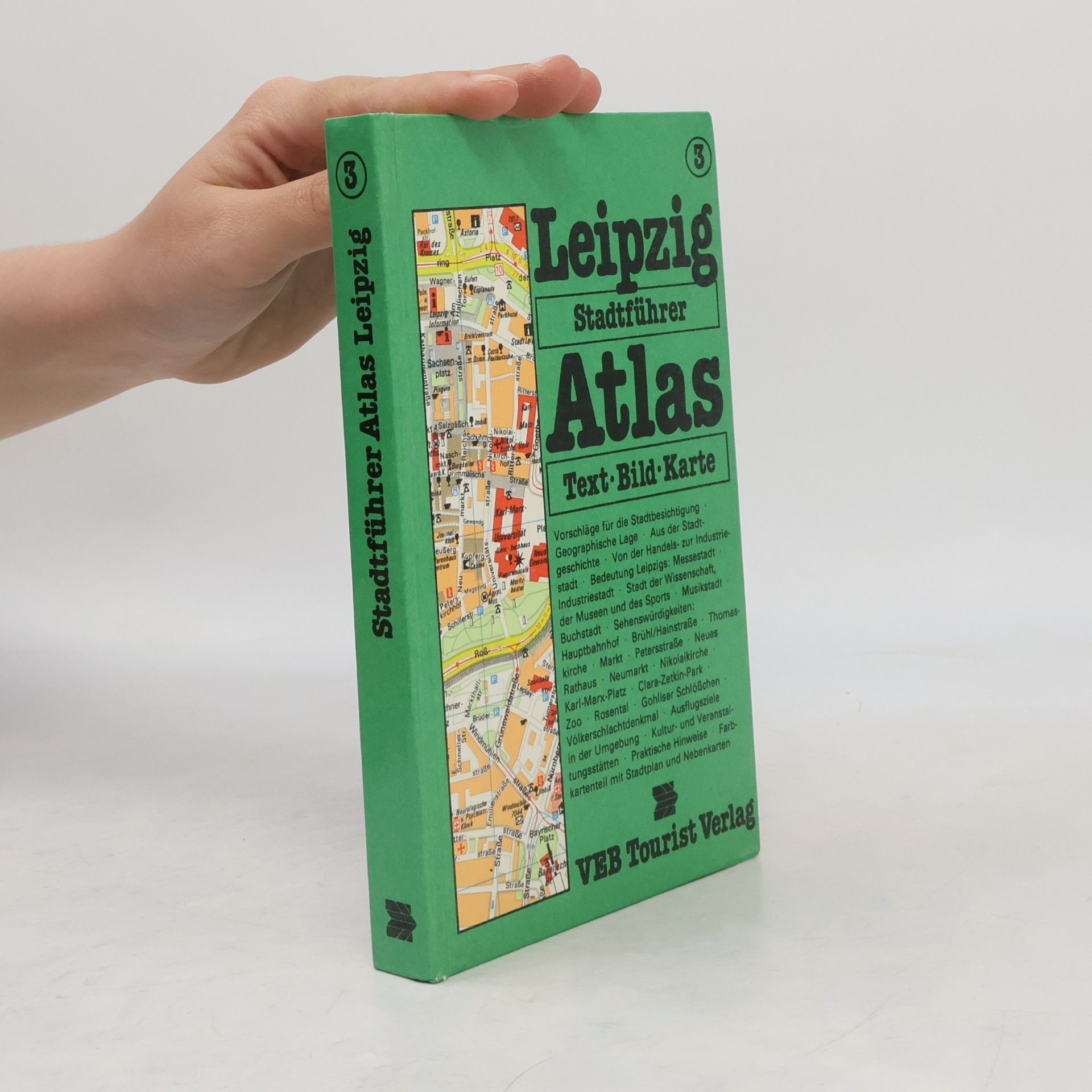 Walter Fellman Leipzig Stadtführer Atlas