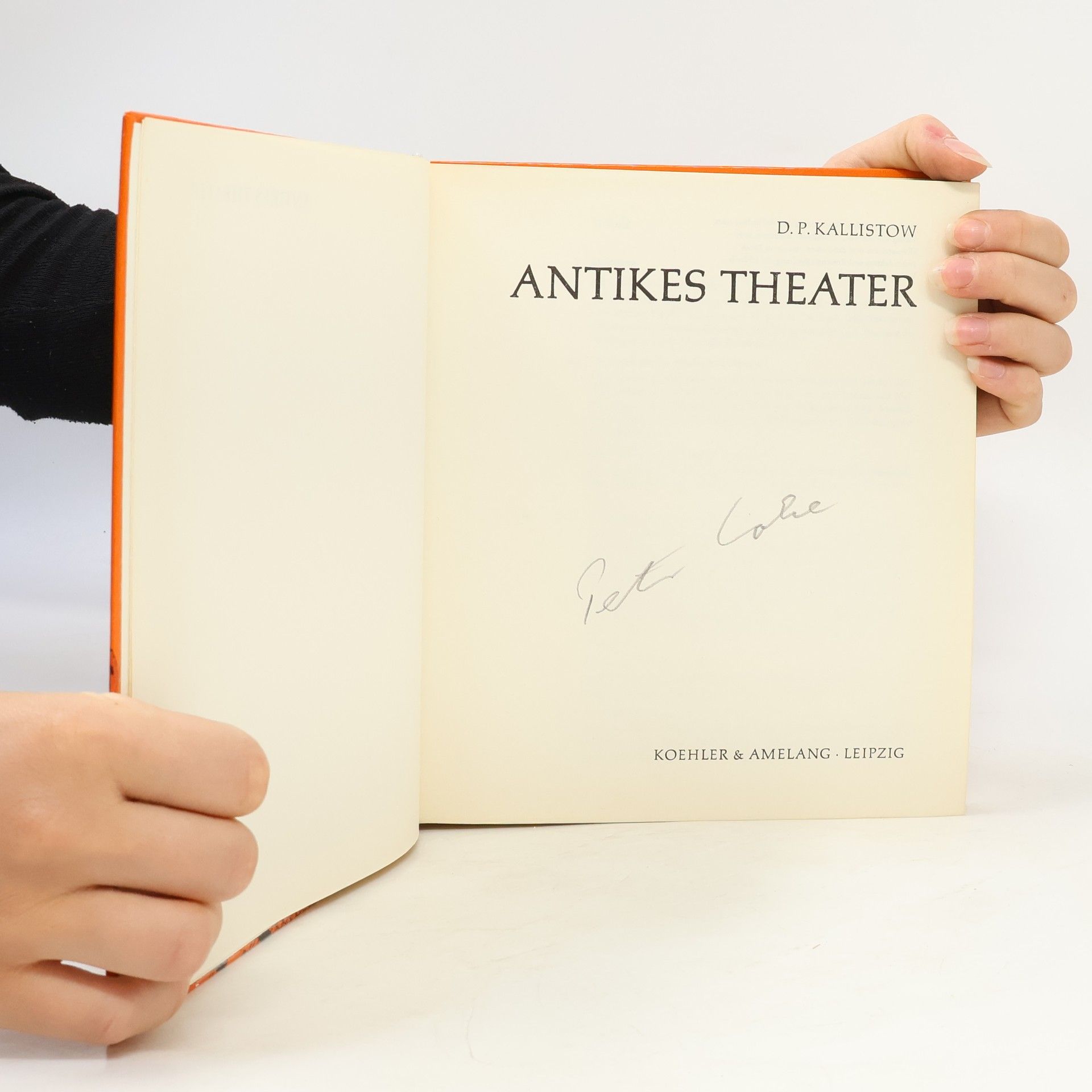 D P Kallistow Antikes Theater