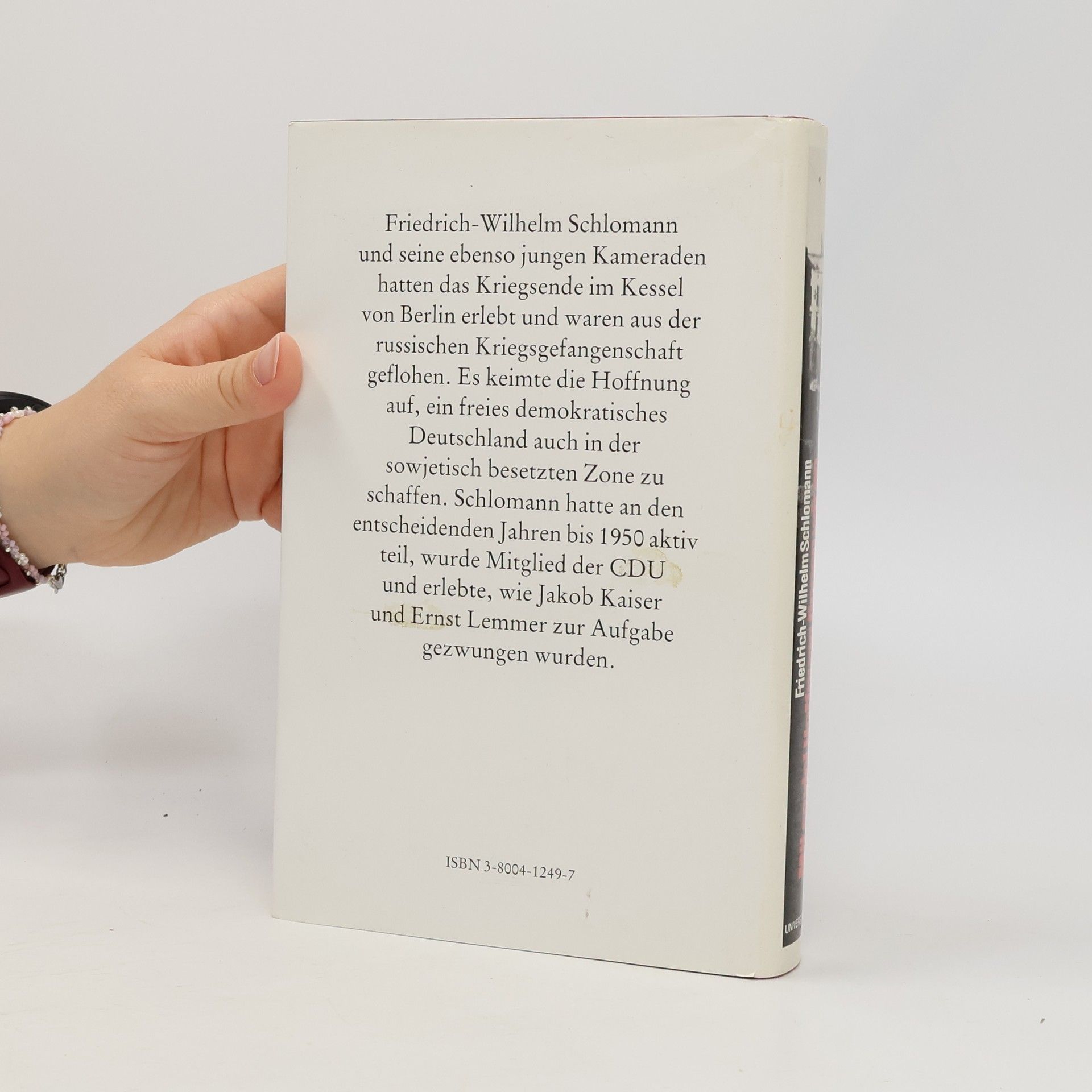 Friedrich-Wilhelm Schlomann Mit soviel Hoffnung fingen wir an