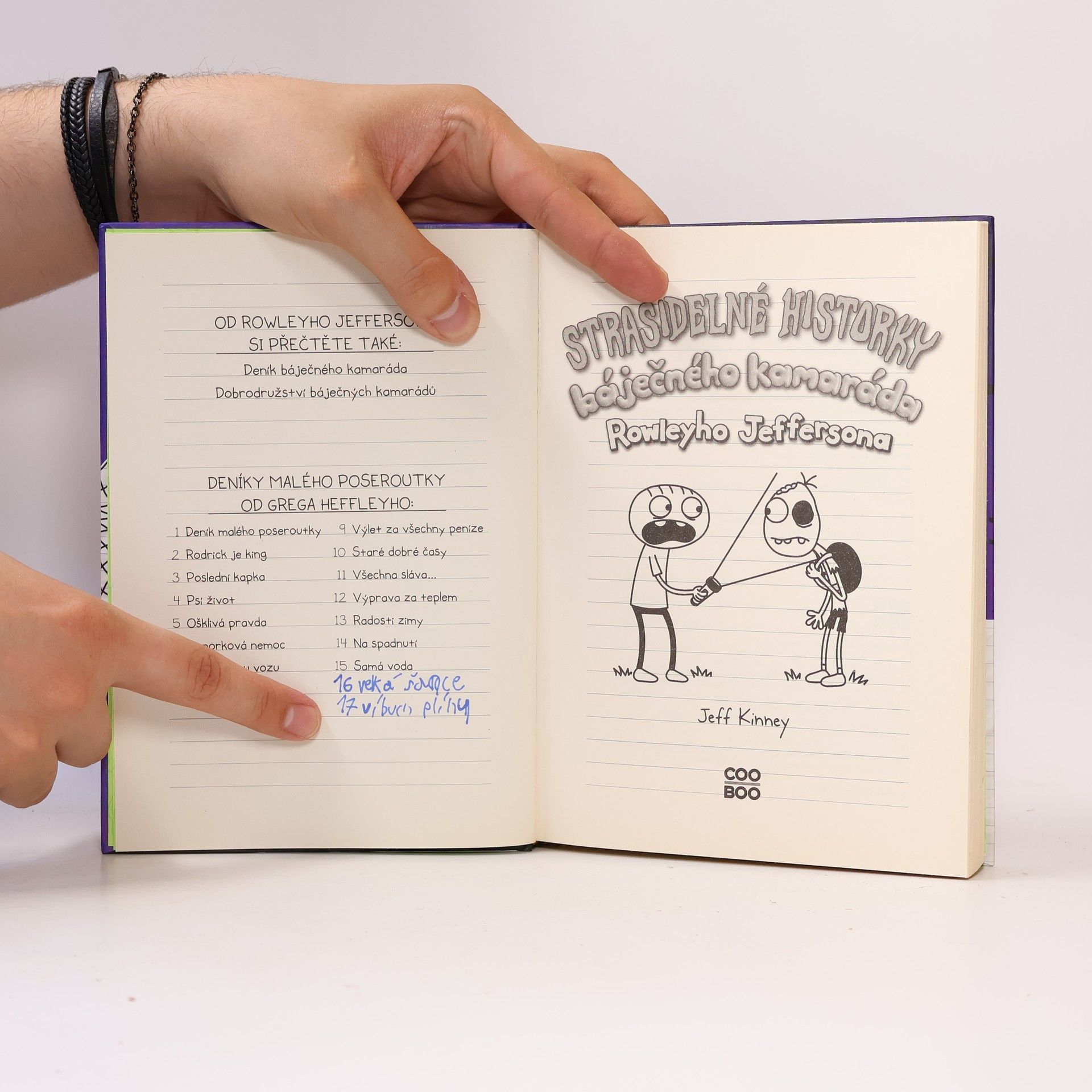 Jeff Kinney Strašidelné historky báječného kamaráda Rowleyho Jeffersona