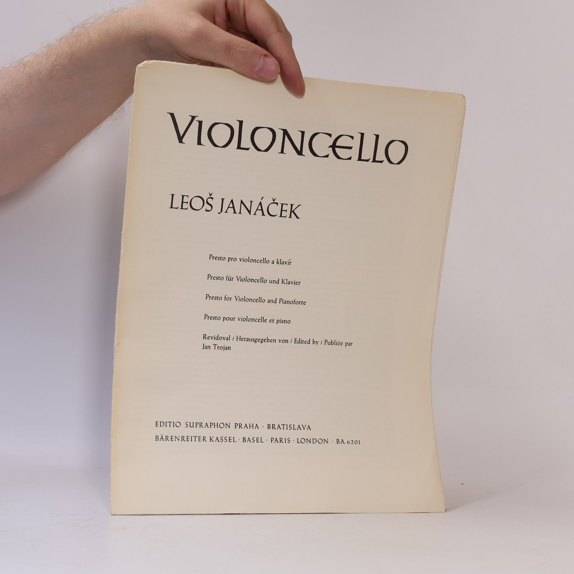 Leoš Janáček Violoncello