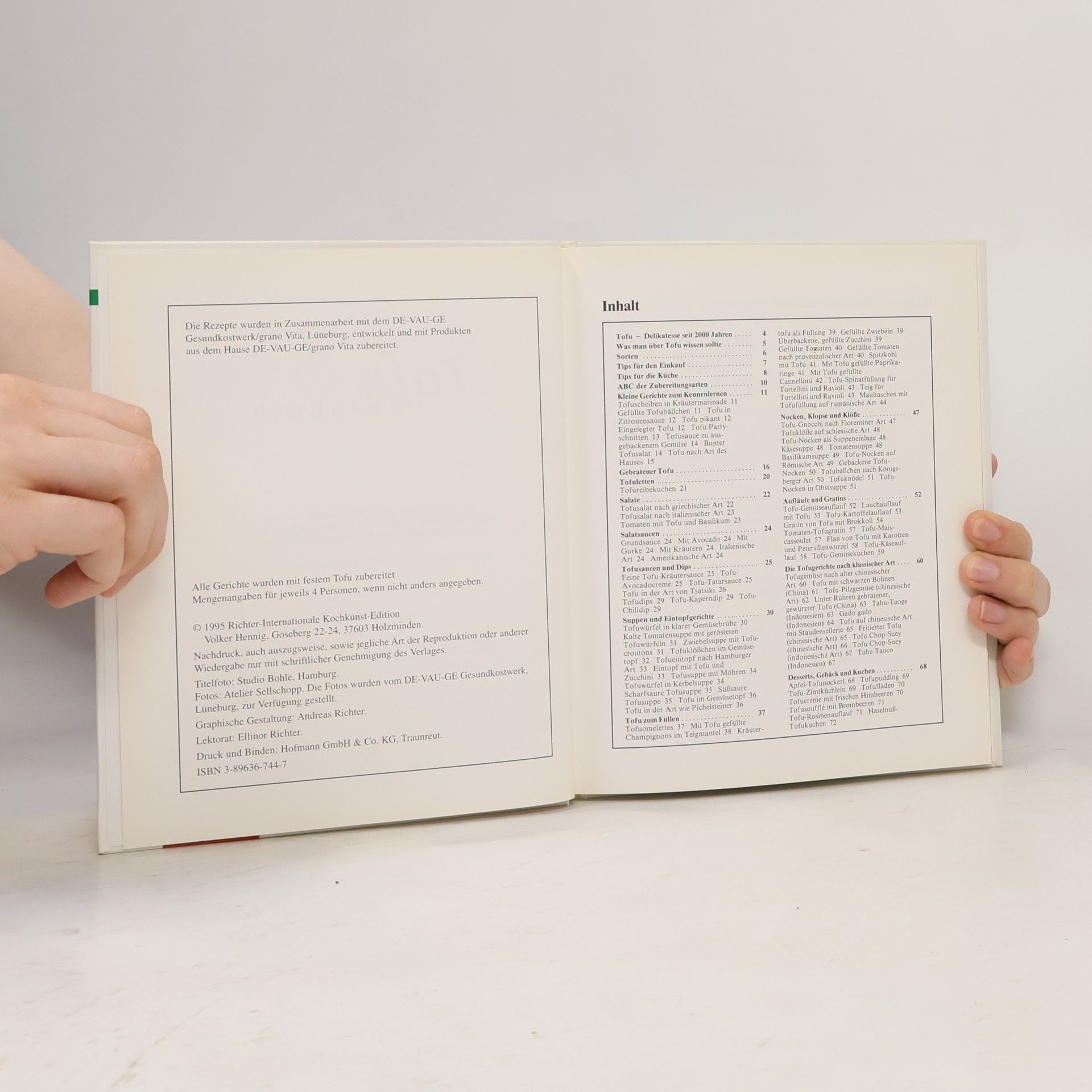 Tofu Kochbuch