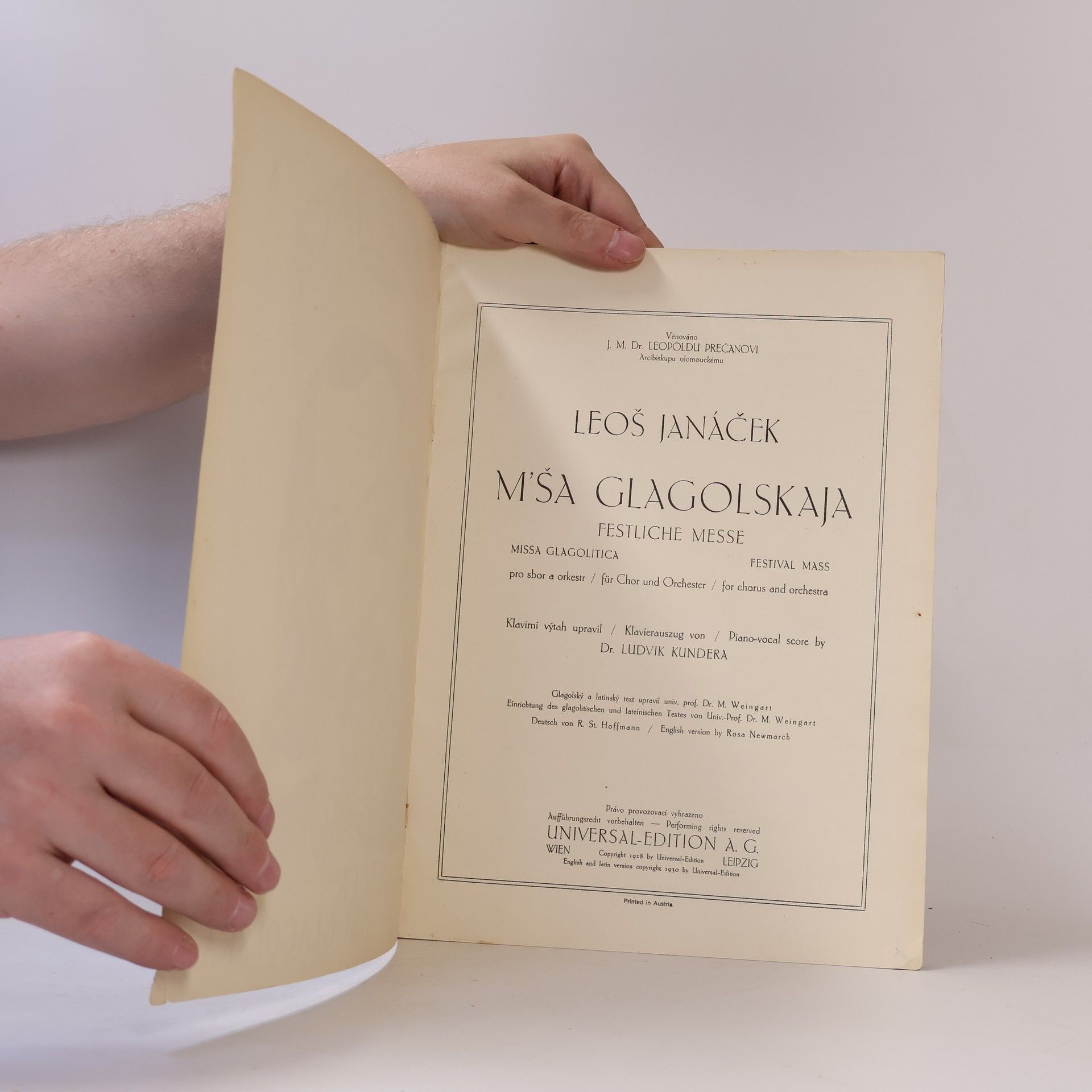 Leoš Janáček Msa Glagolskaja