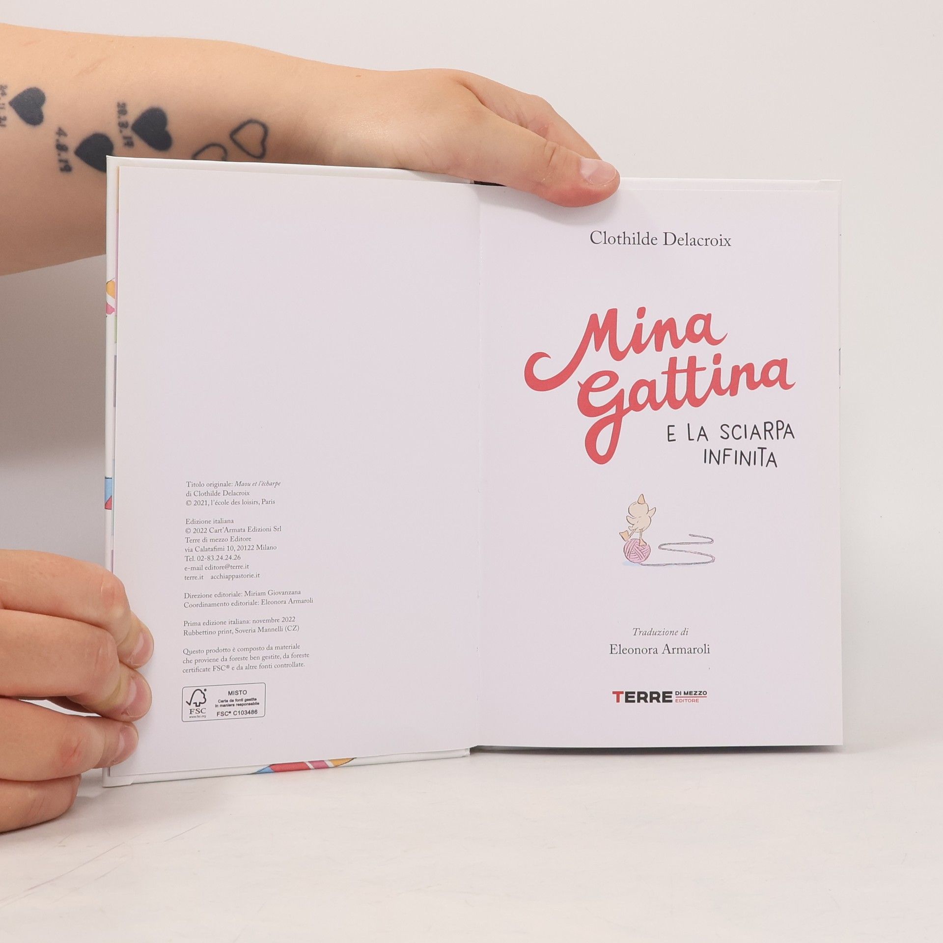 Clothilde Delacroix Acchiappastorie: Mina Gattina e la sciarpa infinita