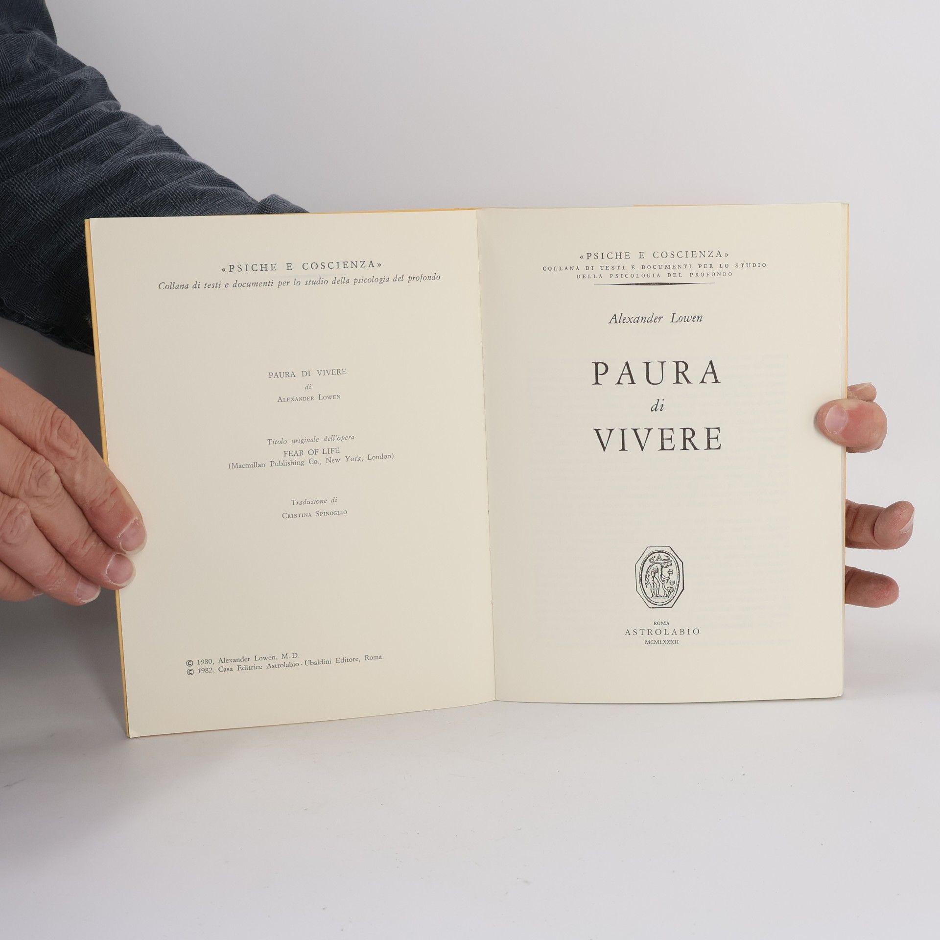 Alexander Lowen Paura di vivere