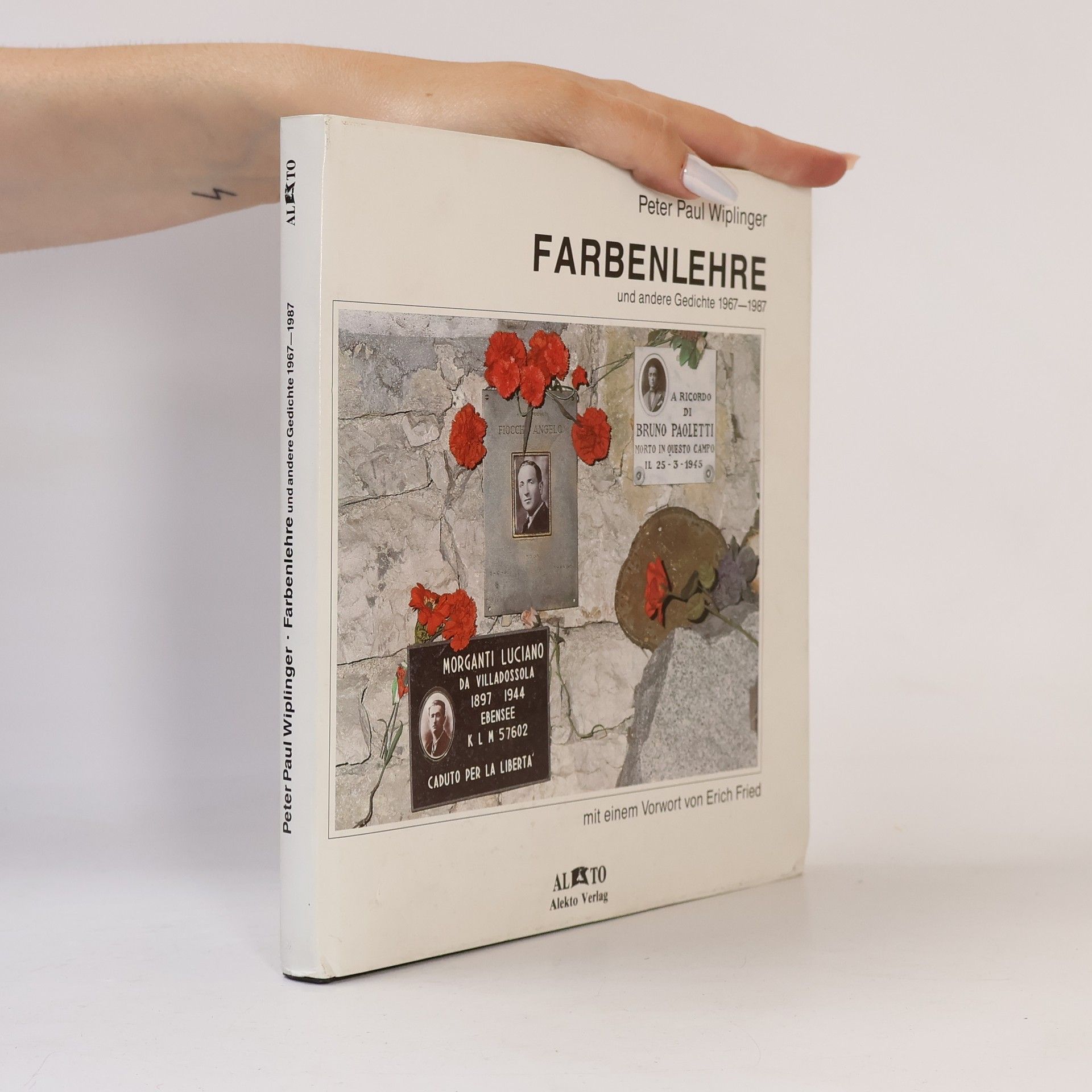 Peter Paul Wiplinger Farbenlehre und andere Gedichte
