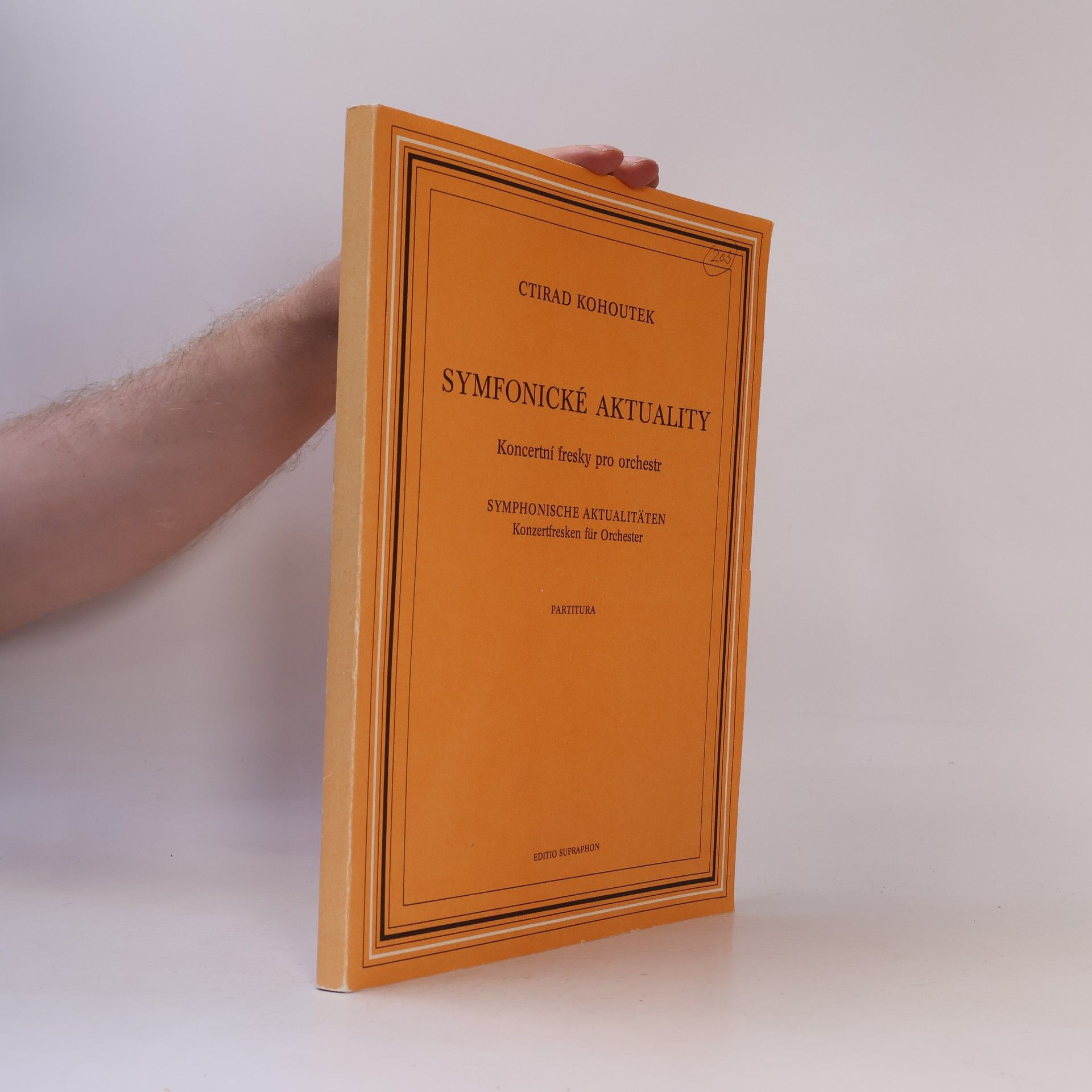 Ctirad Kohoutek Symfonické aktuality. Symphonische aktualitäten