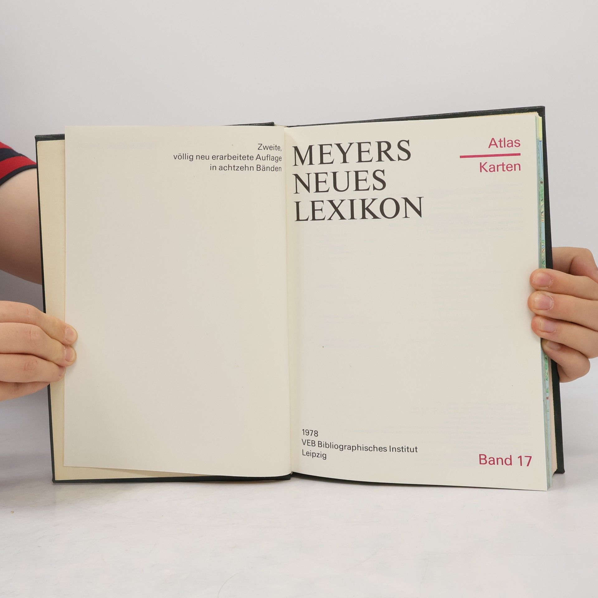 Various authors Meyers neues Lexikon 17. Atlas-Karten