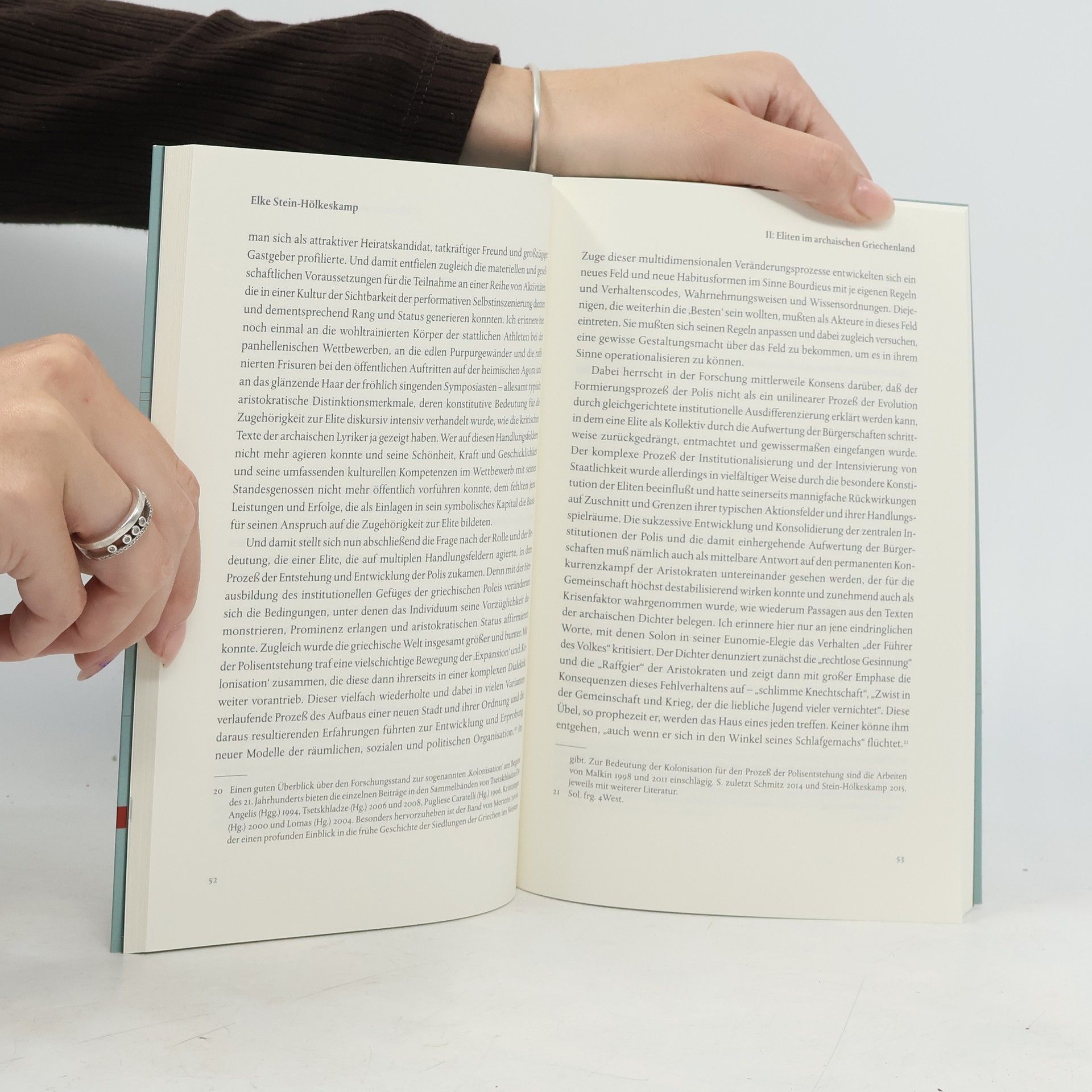 Elke Stein-Hölkeskamp Karl-Christ-Preis für Alte Geschichte - 3: Ethos - Ehre - Exzellenz