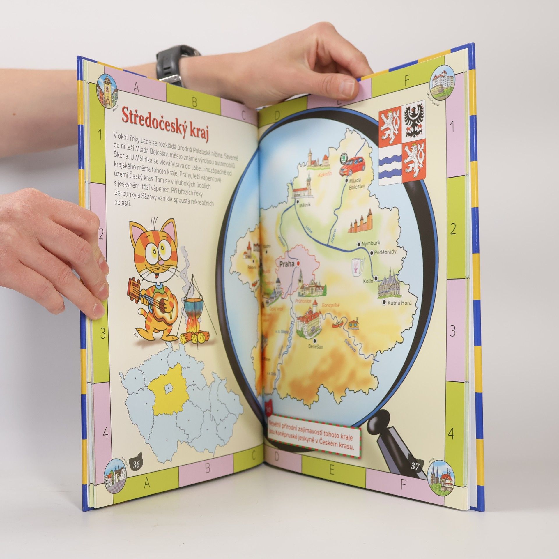 Antonín Šplíchal Dětský ilustrovaný atlas Česká republika