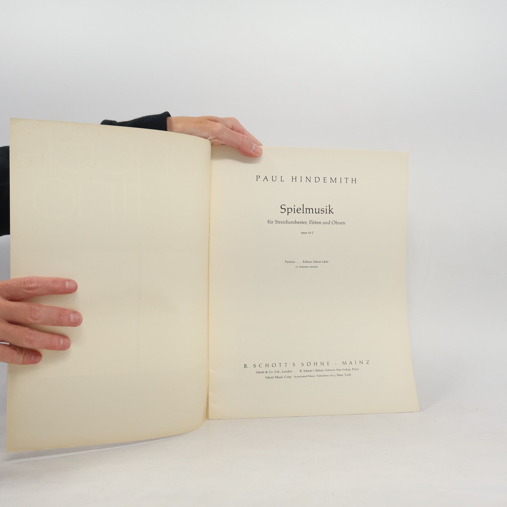 Paul Hindemith Spielmusik