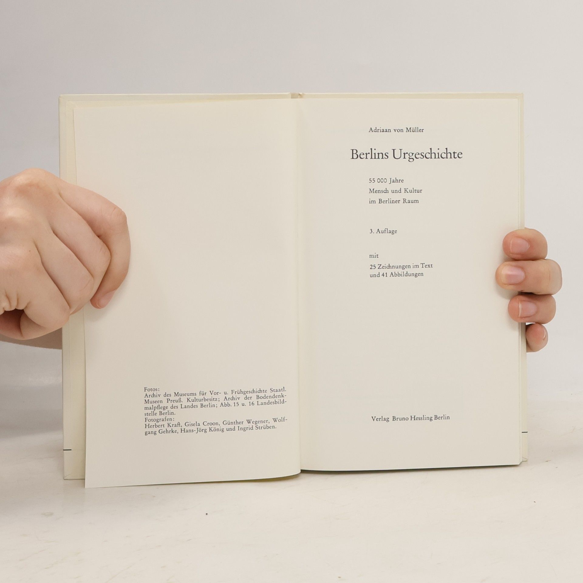 Adriaan von Müller Berlins Urgeschichte 6