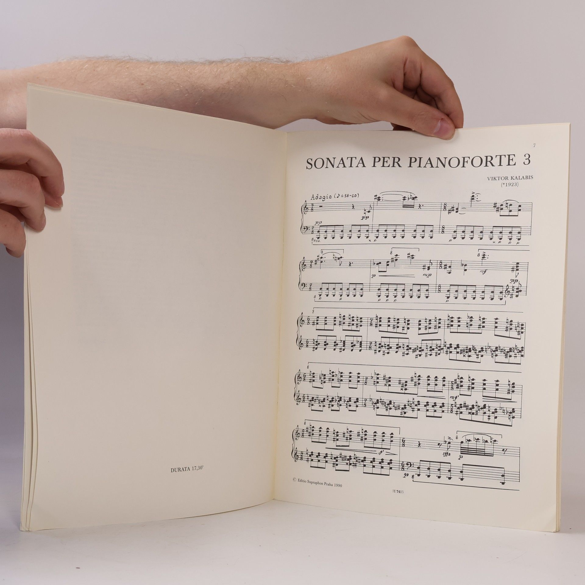 Viktor Kalabis Sonata per pianoforte 3