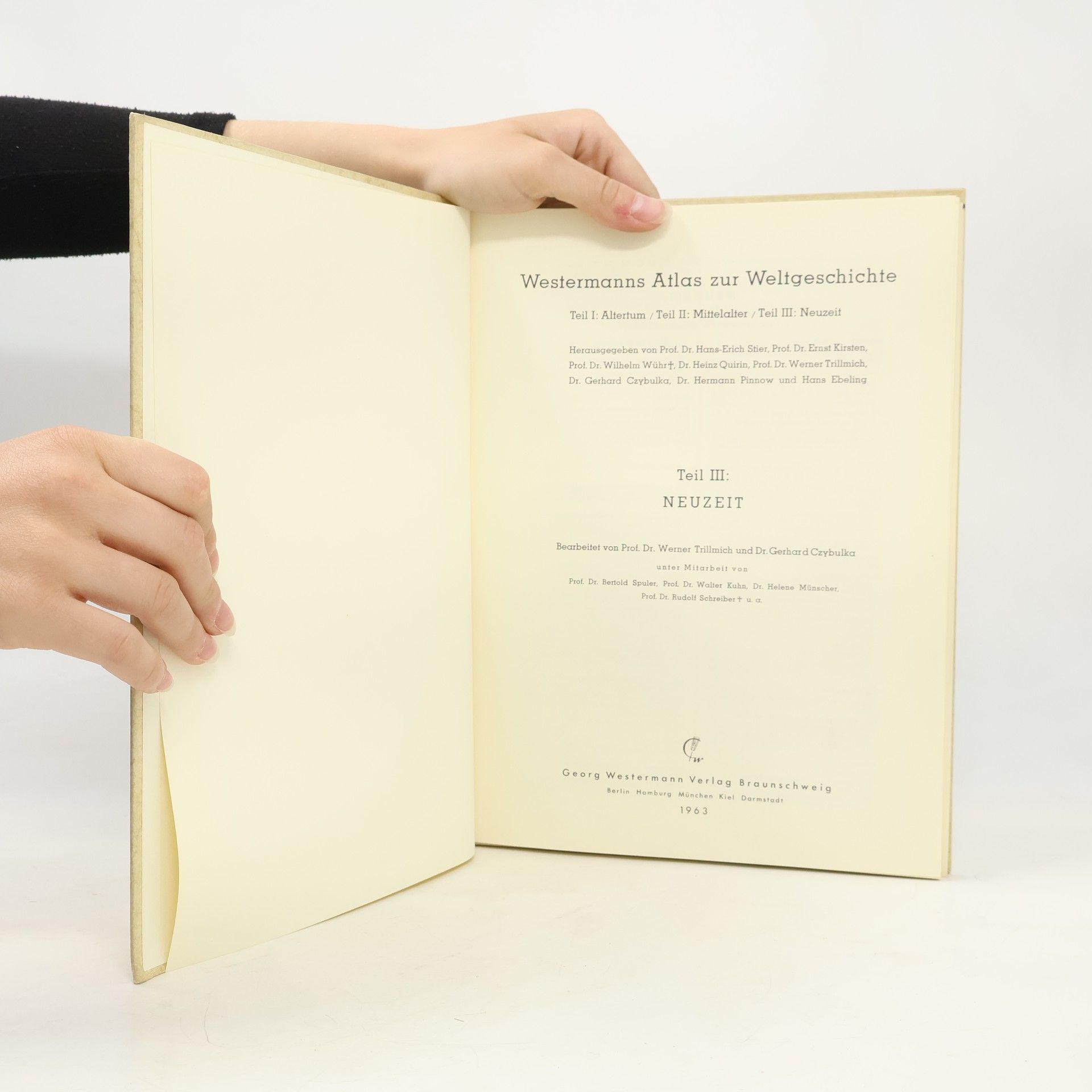 Werner Trillmich Westermanns Atlas zur Weltgeschichte III. Neuzeit