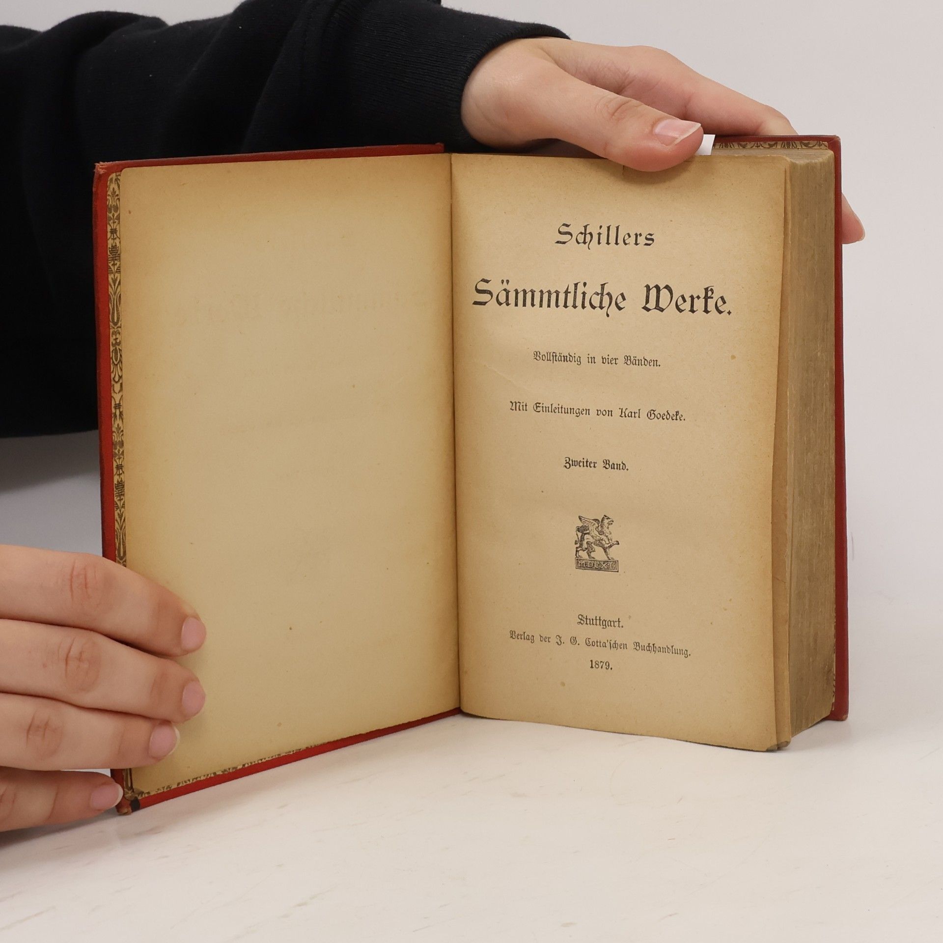 Friedrich Schiller Schillers sämmtliche Werke. Band II.