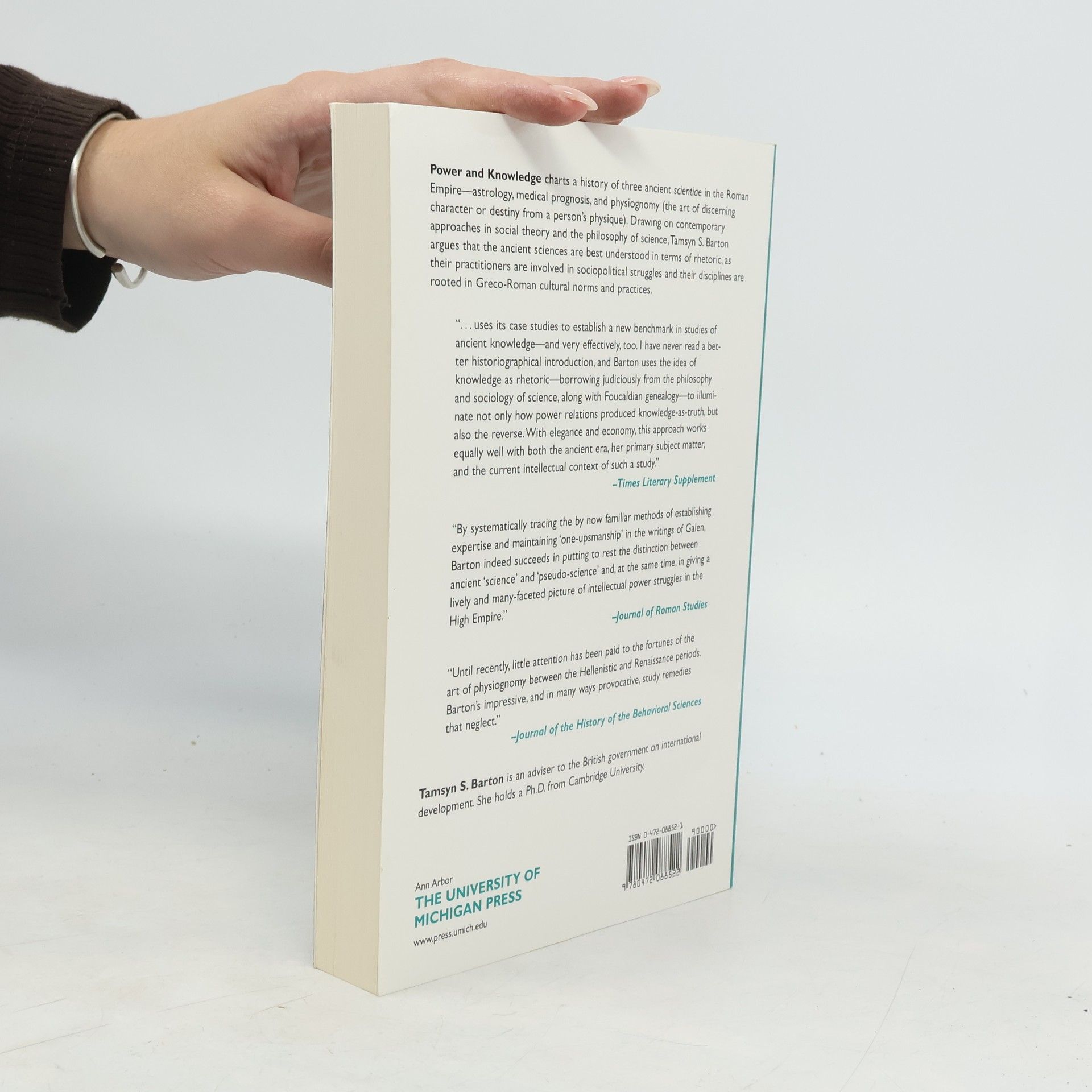 Tamsyn S. Barton The Body, in Theory: Histories of Cultural Materialism: Power and Knowledge