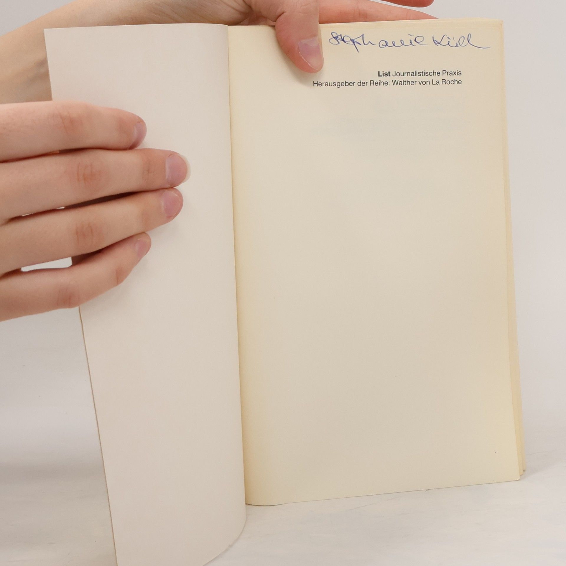 Walther von La Roche Einführung in den praktischen Journalismus