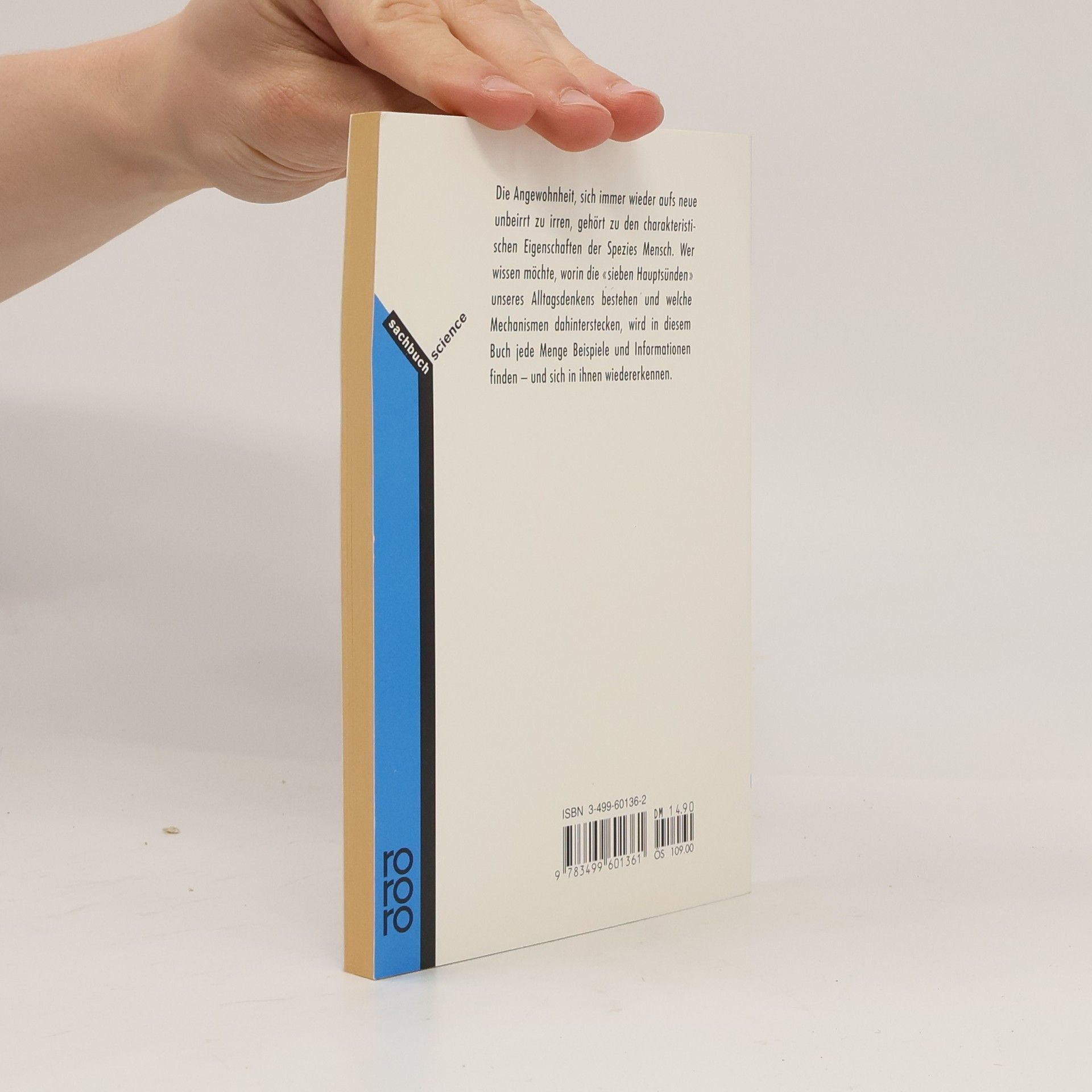 Massimo Piattelli Palmarini Die Illusion zu wissen