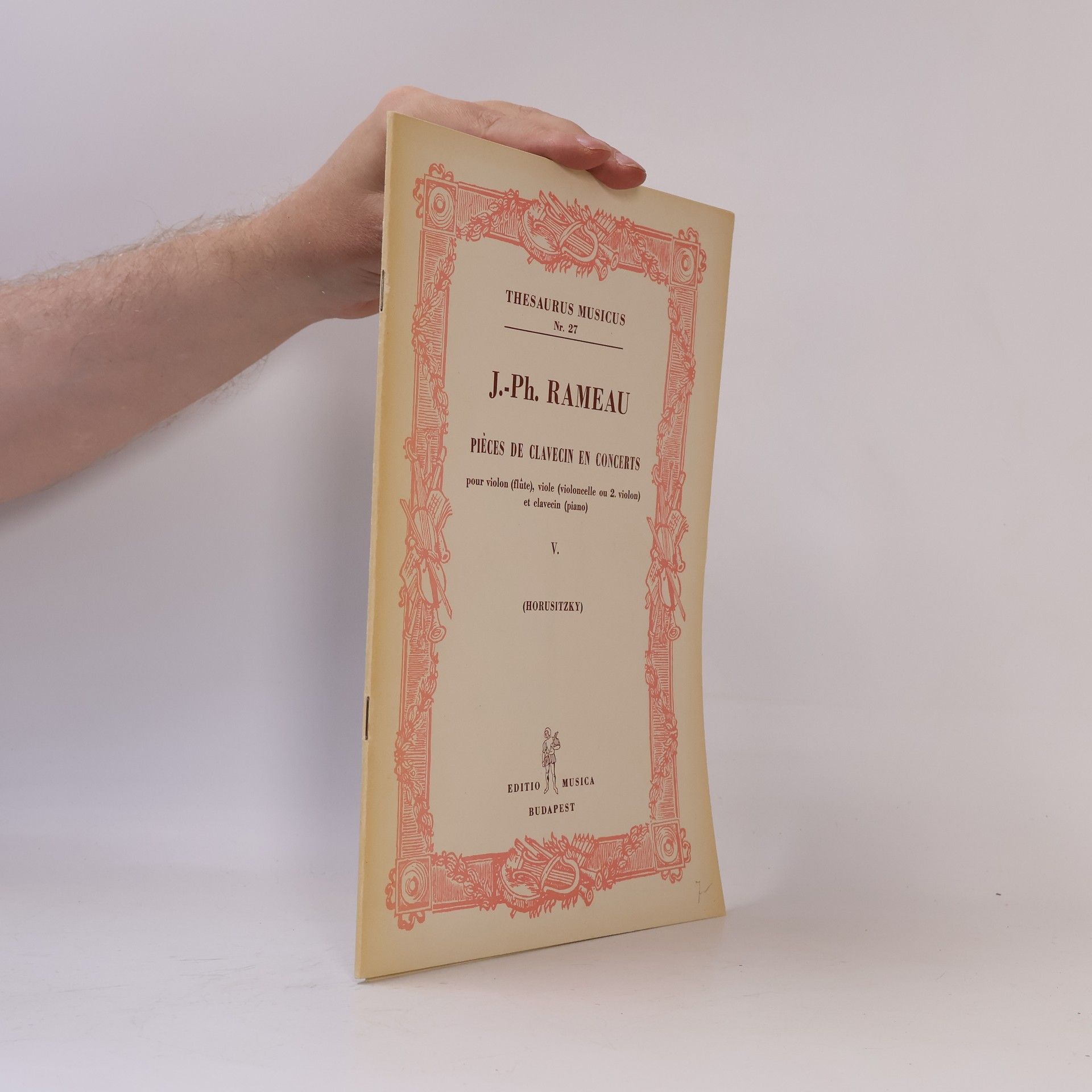 Jean-Philippe Rameau Pièces de clavecin en concerts V