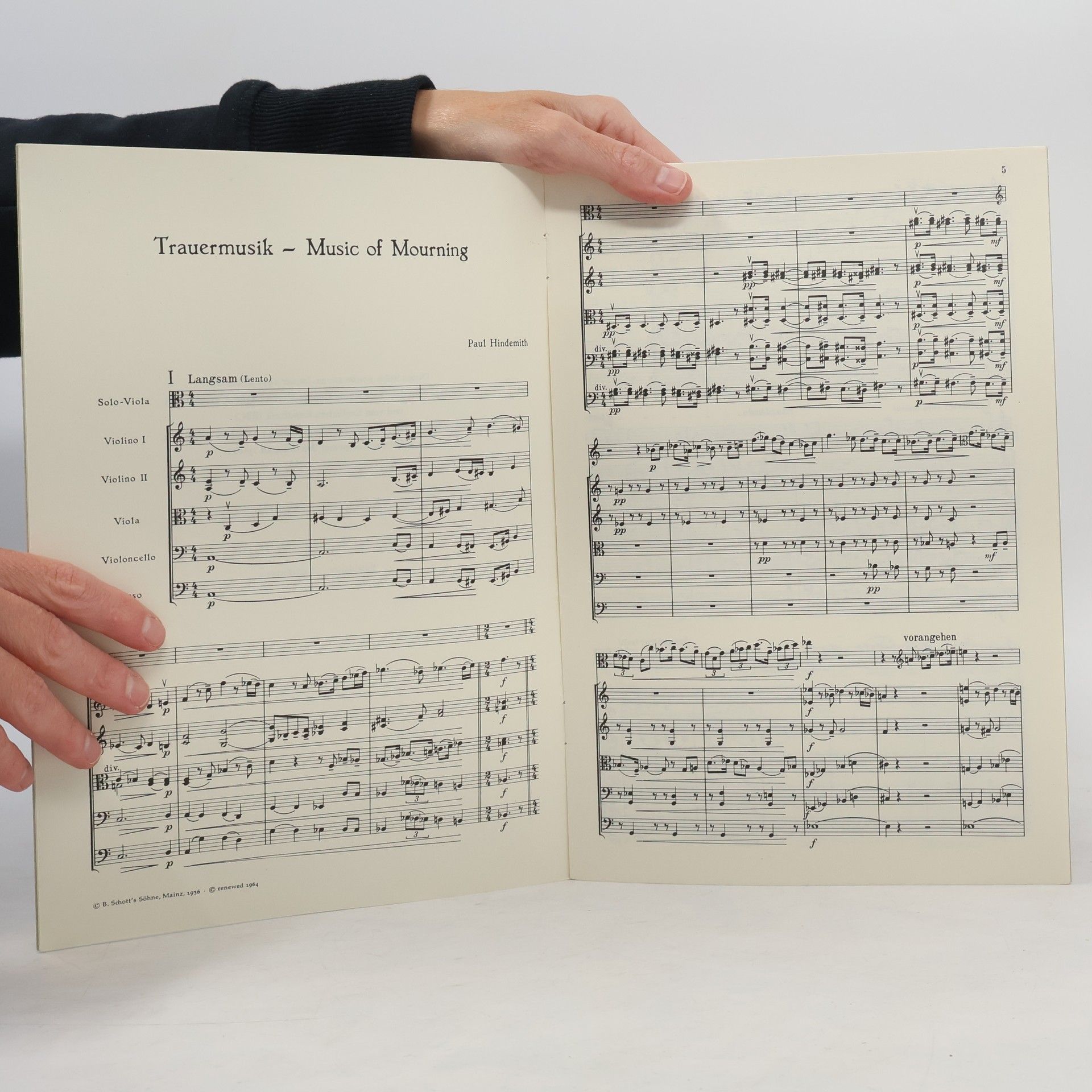Paul Hindemith Trauermusik