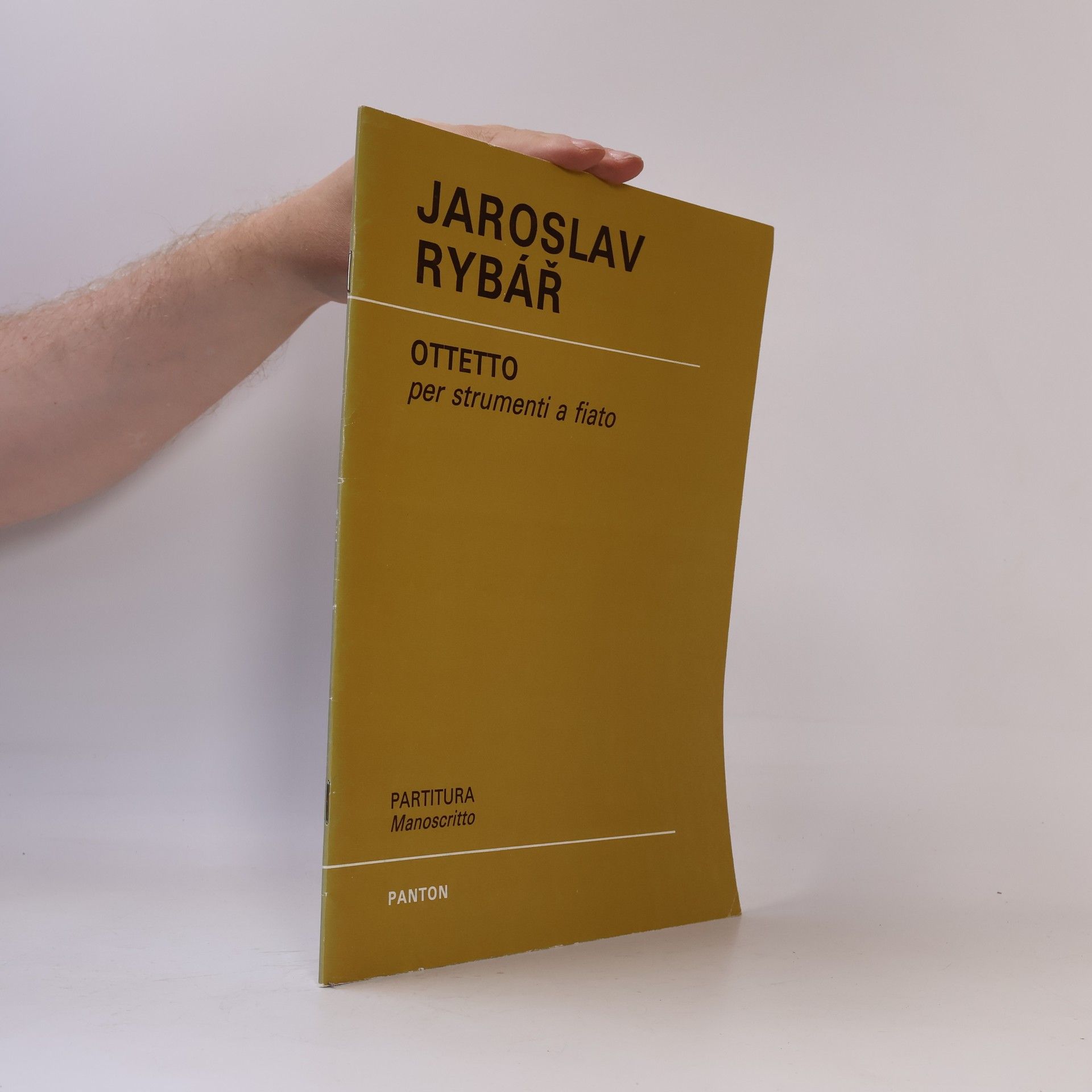 Jaroslav Rybář Oktet pro dva hoboje, dva klarinety, dva lesní rohy a dva fagoty