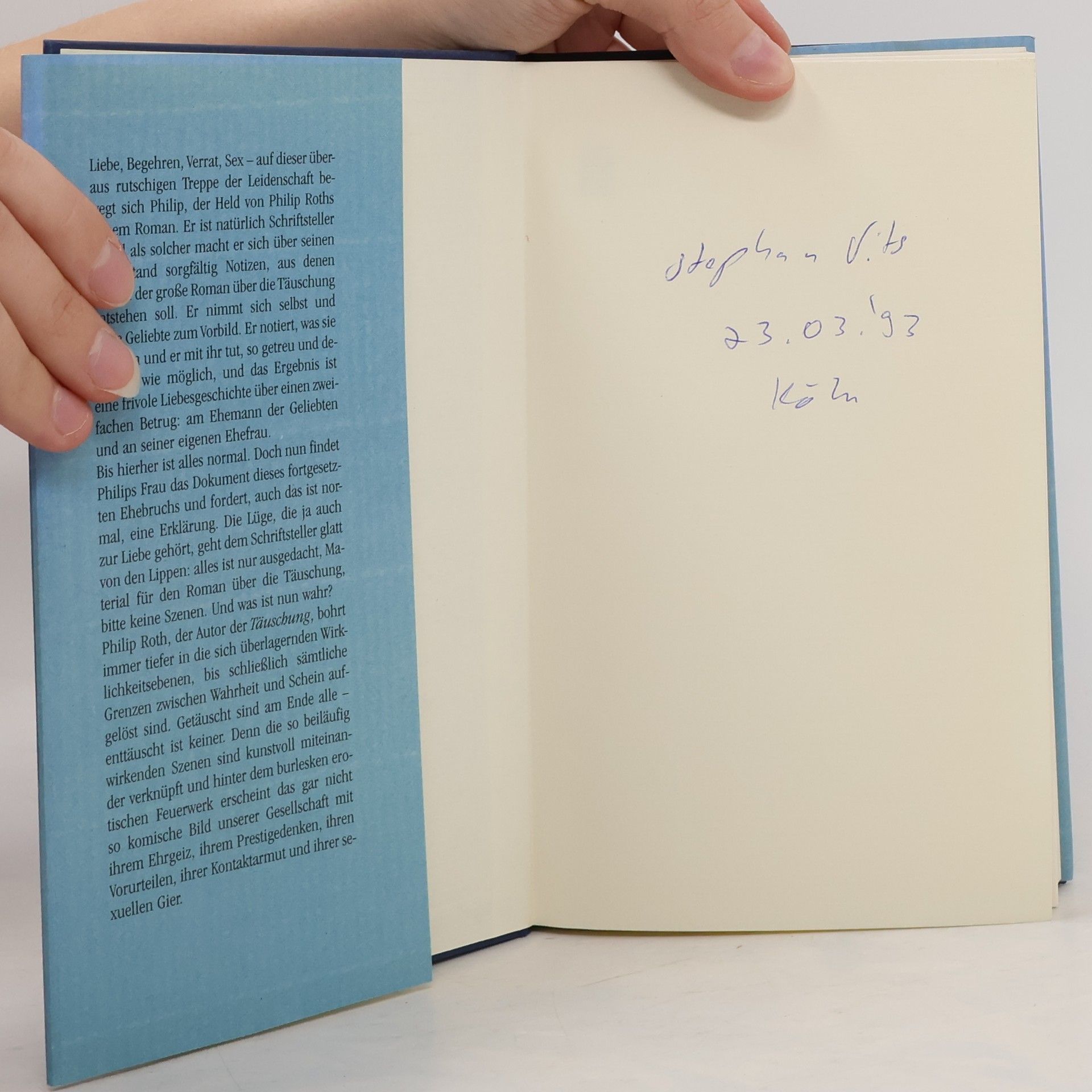 Philip Roth Täuschung