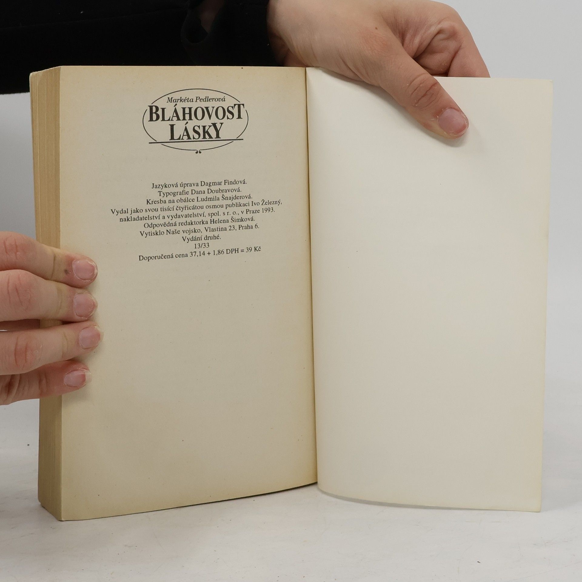 Margaret Pedler Bláhovost lásky
