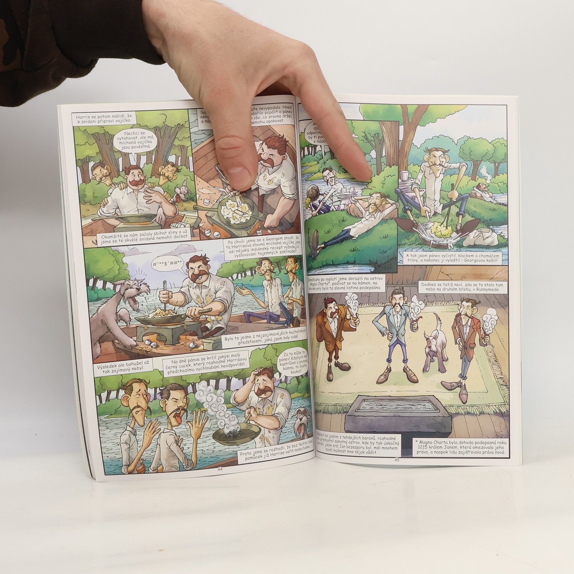 Jerome Klapka Jerome Tři muži ve člunu (komiks)