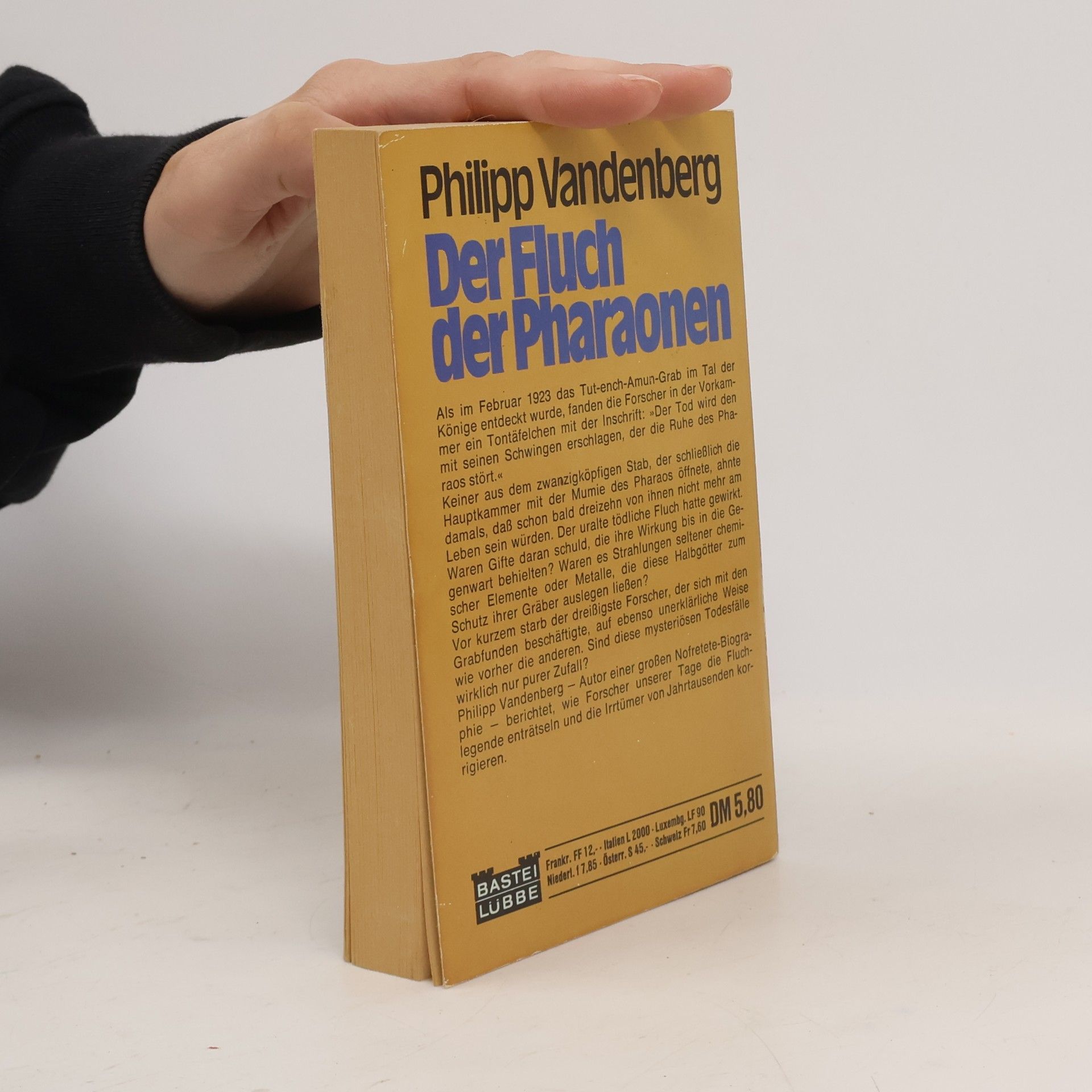 Philipp Vandenberg Der Fluch der Pharaonen
