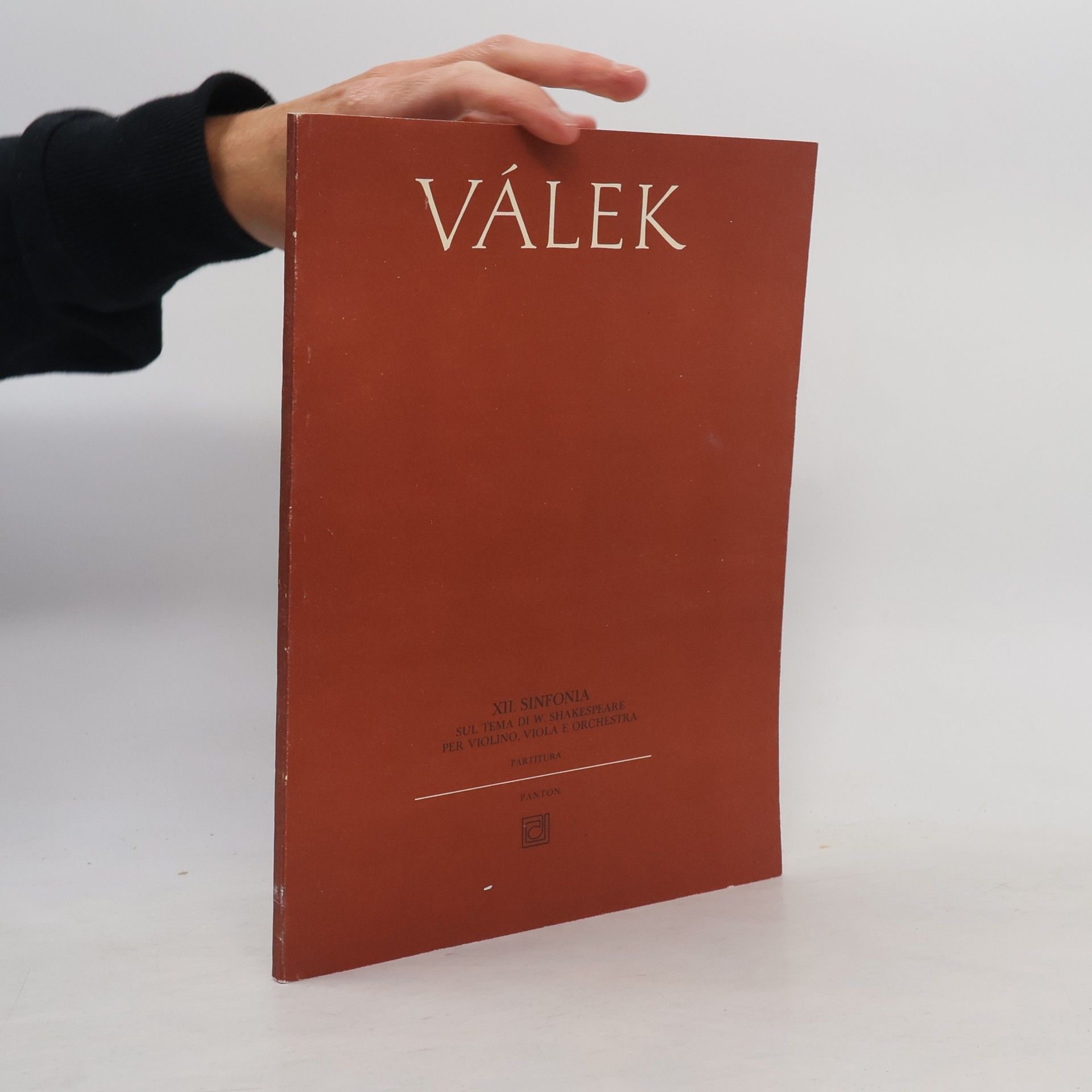 Jiří Válek XII. Symfonie pro housle, violu a orchestr (Shakespearovská)