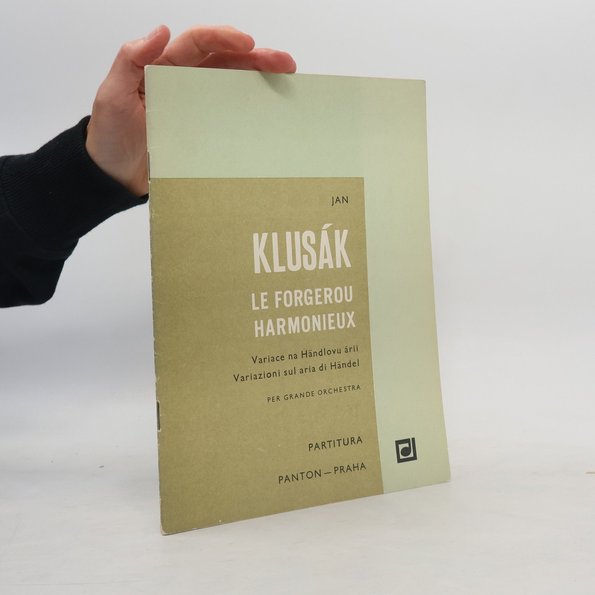 Jan Klusák Le forgerou harmonieux. Variace na Händlovu árii. Variazioni sul aria di Händel