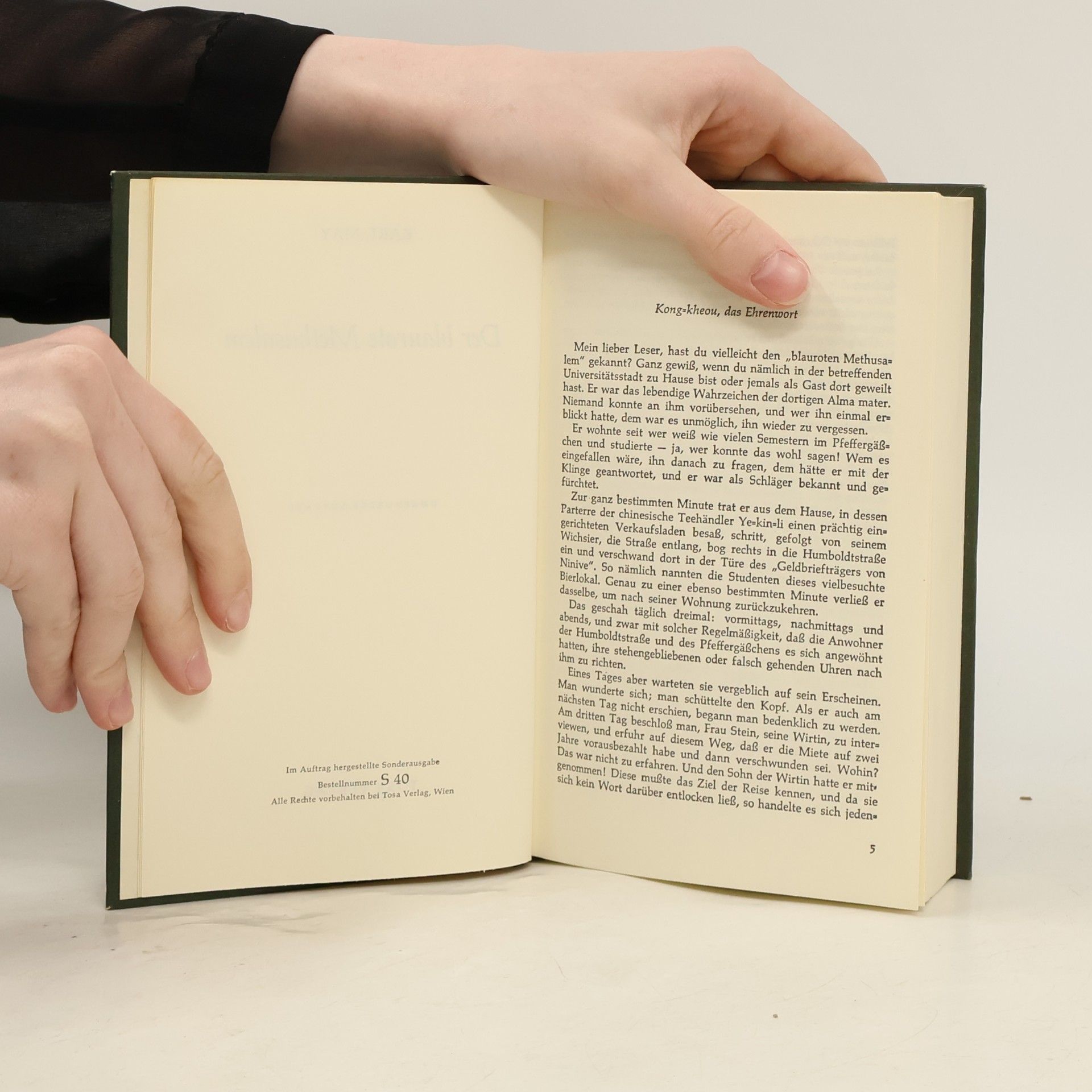 Karl May Der blaurote Methusalem