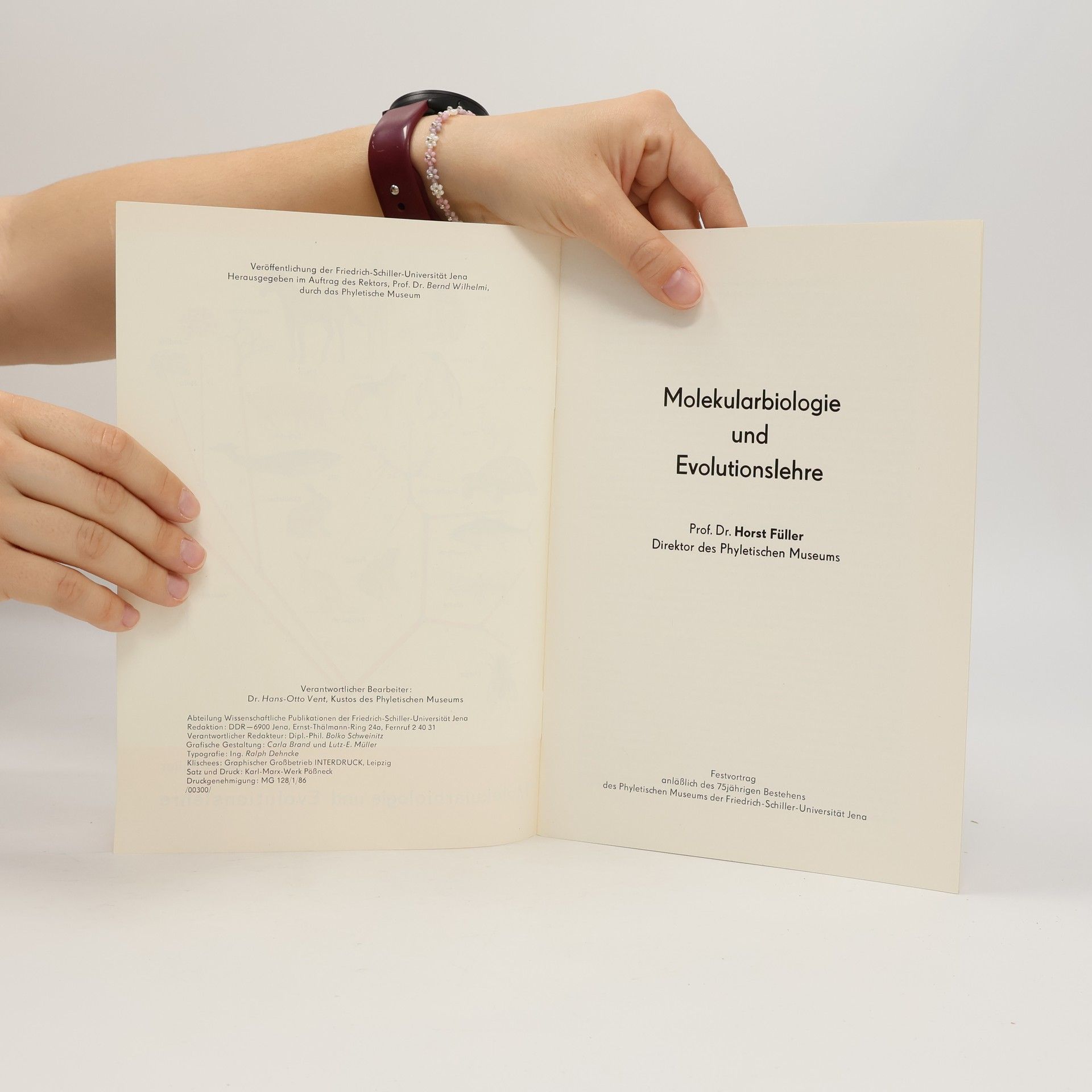 Horst Füller Molekularbiologie und Evolutionslehre